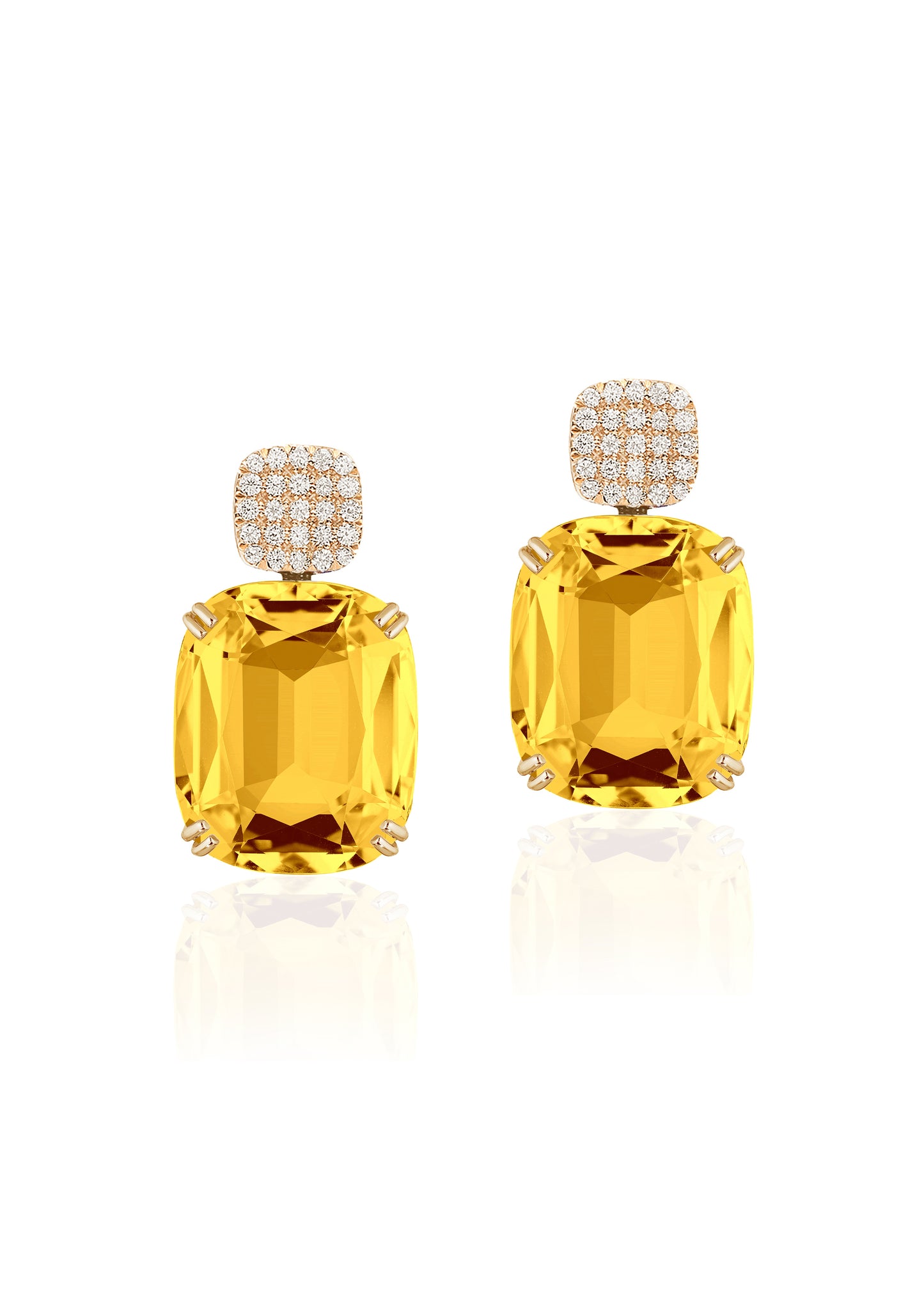 Yellow gold-Citrine