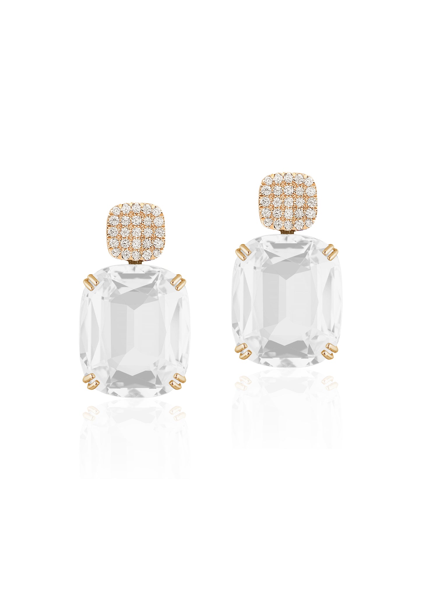 Yellow gold-Moon Quartz