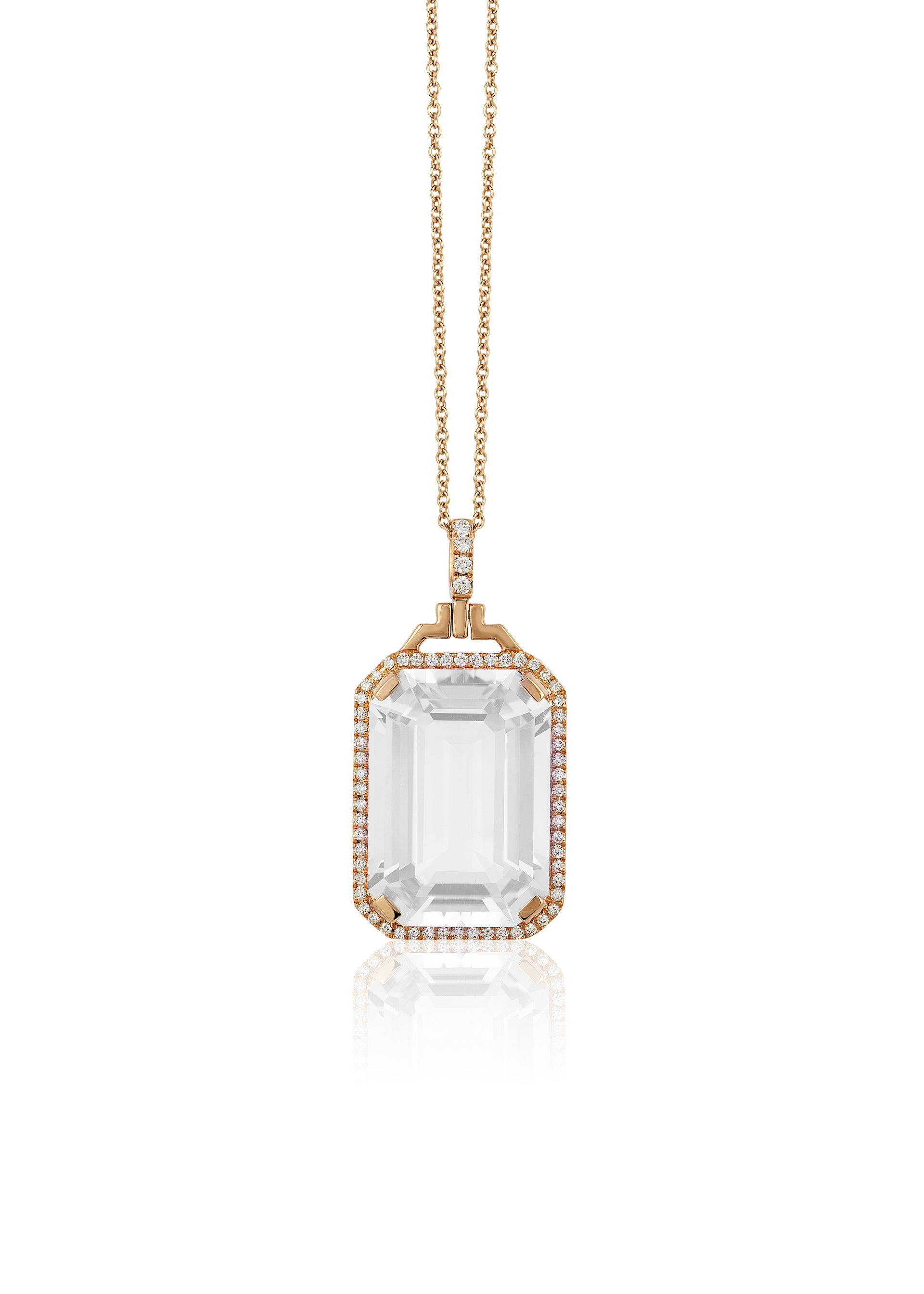 Yellow gold-Moon Quartz