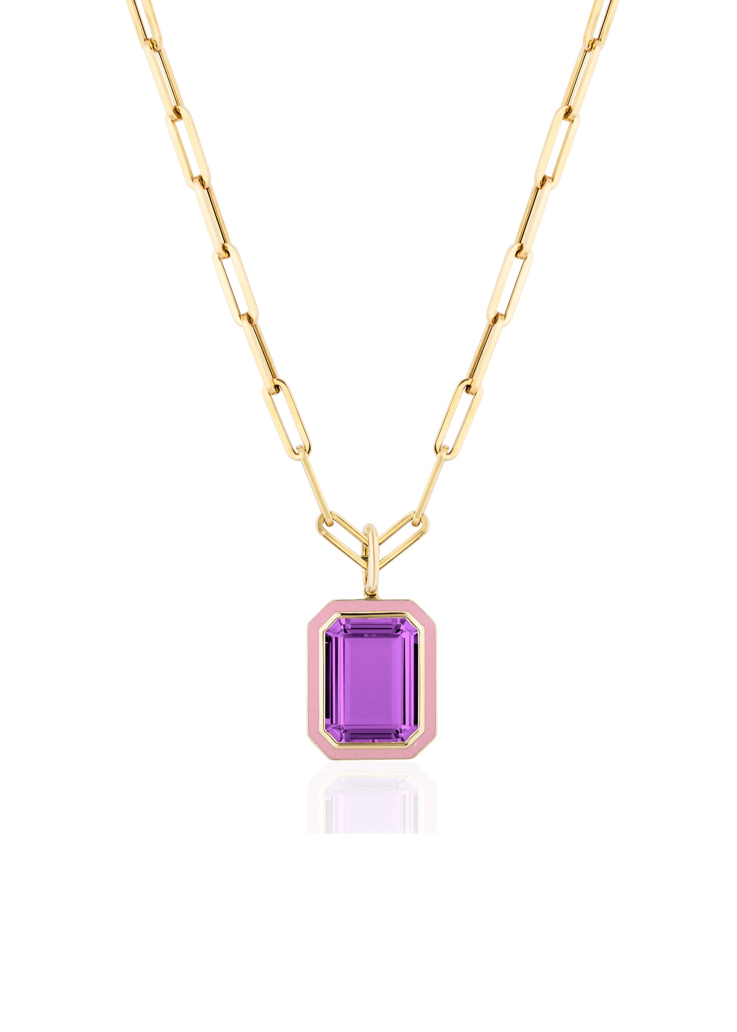 Amethyst with Pink