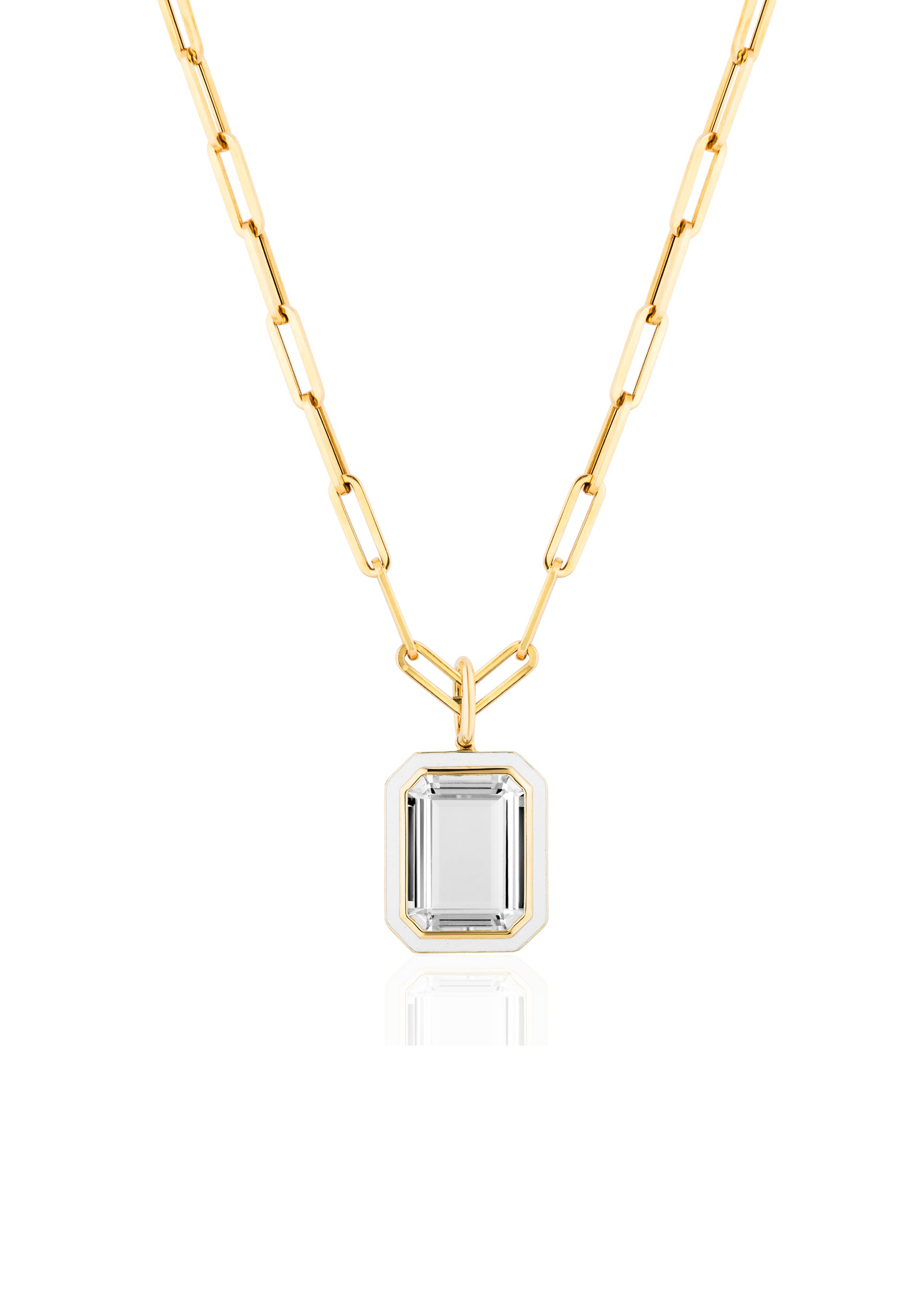 Rock Crystal with White