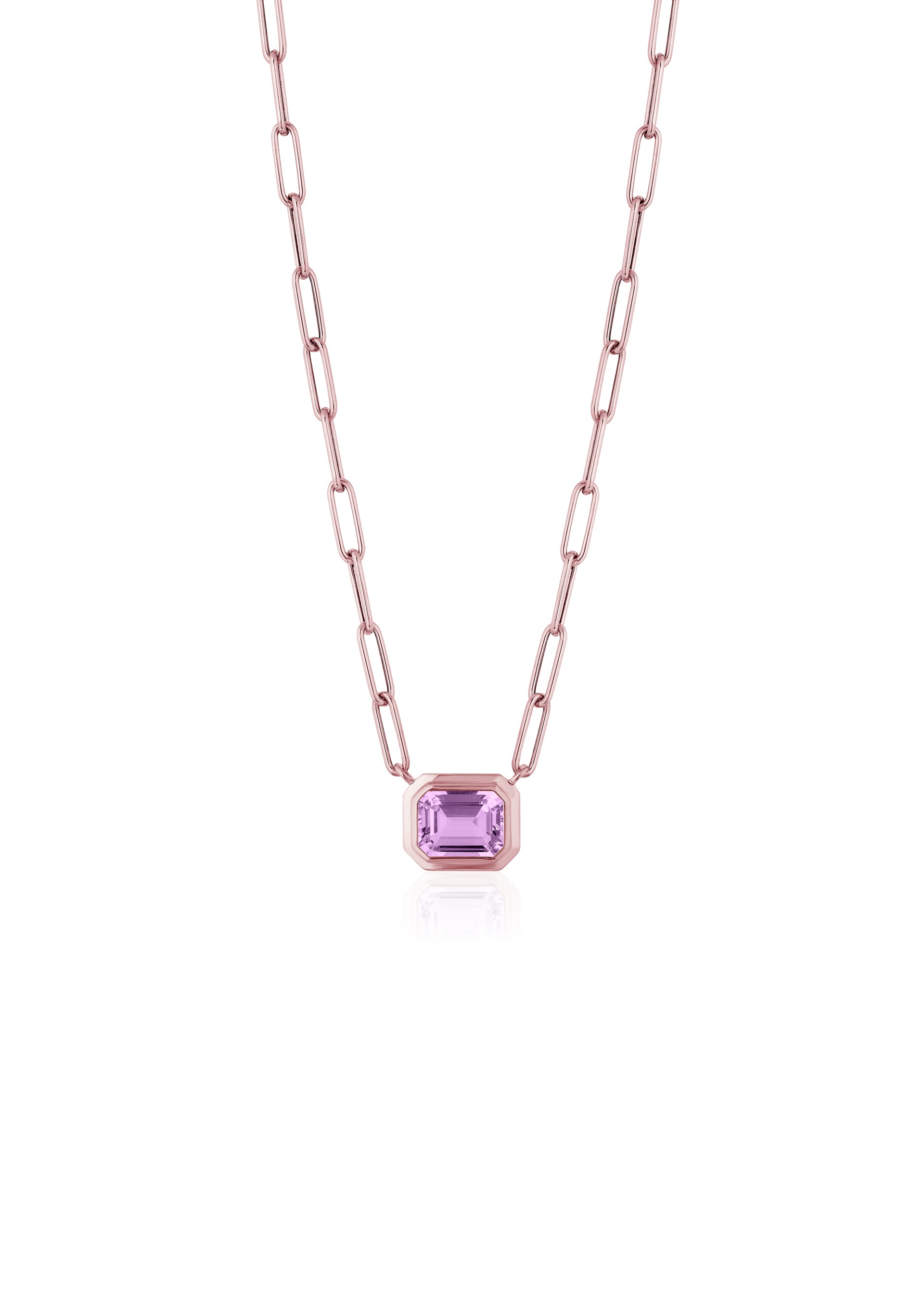 Rose gold-Lavender Amethyst