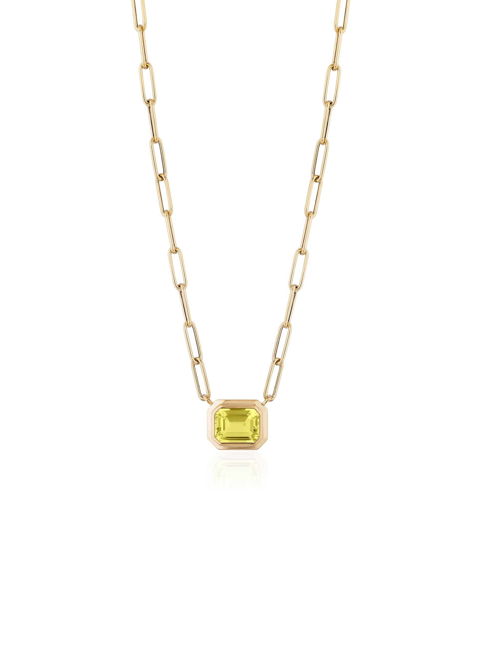 Yellow gold-Lemon Quartz