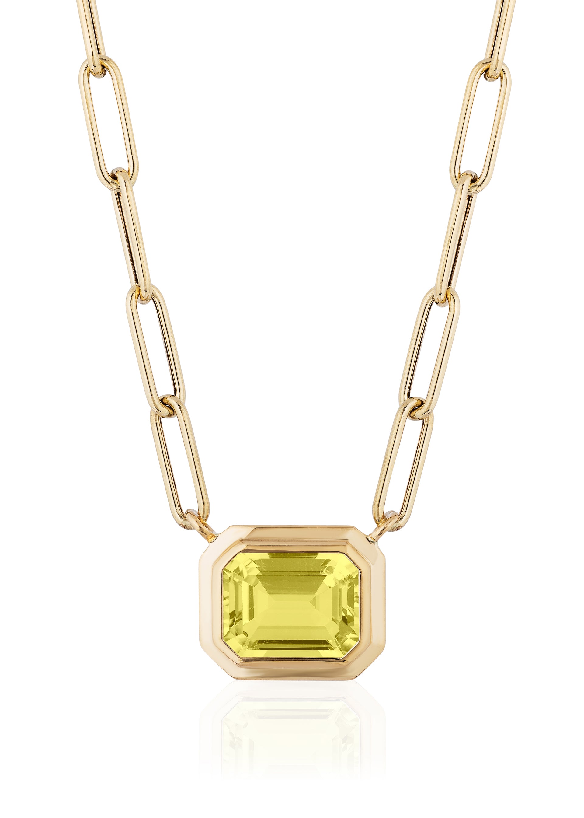 Yellow gold-Lemon Quartz