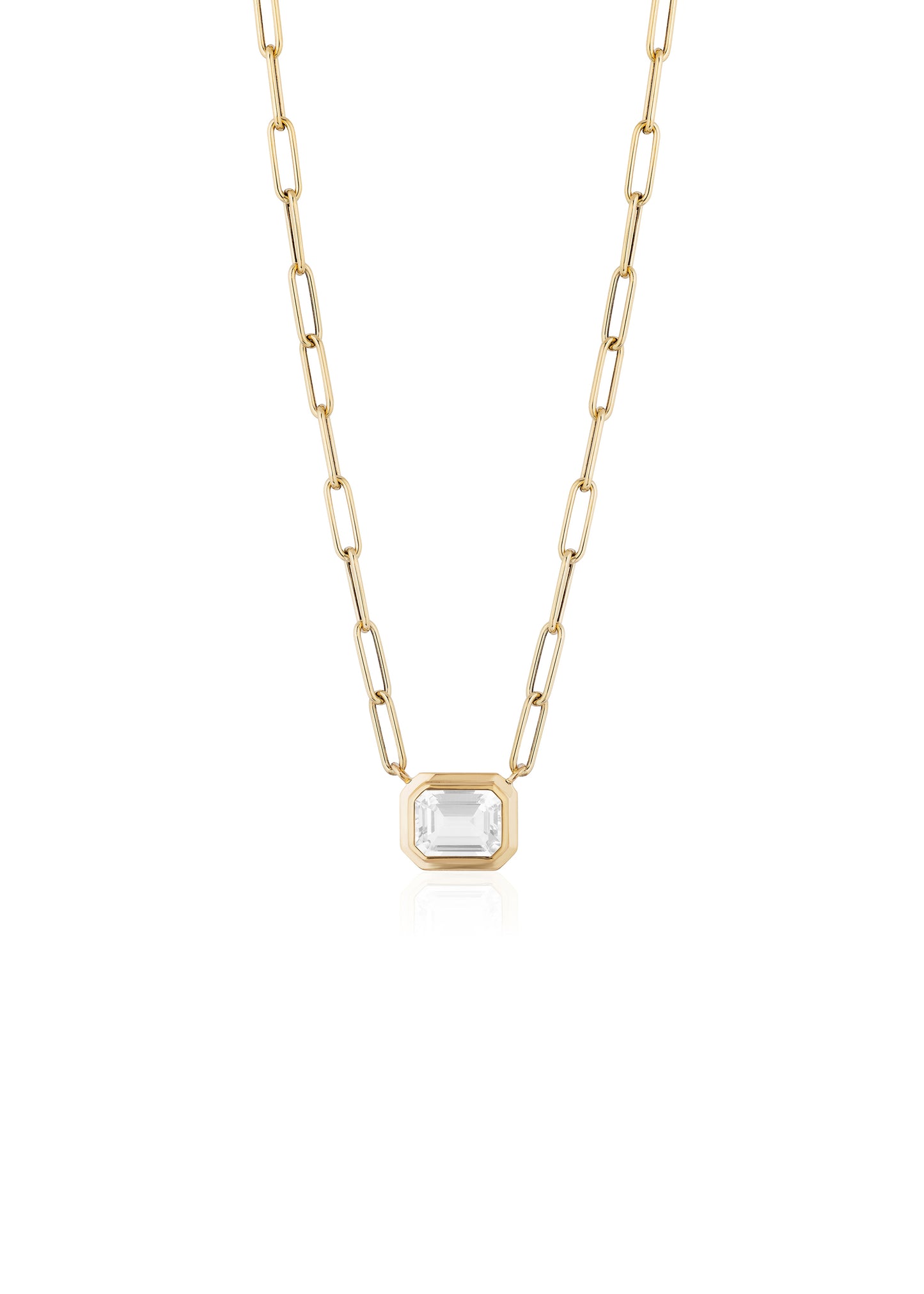 Yellow gold-Moon Quartz