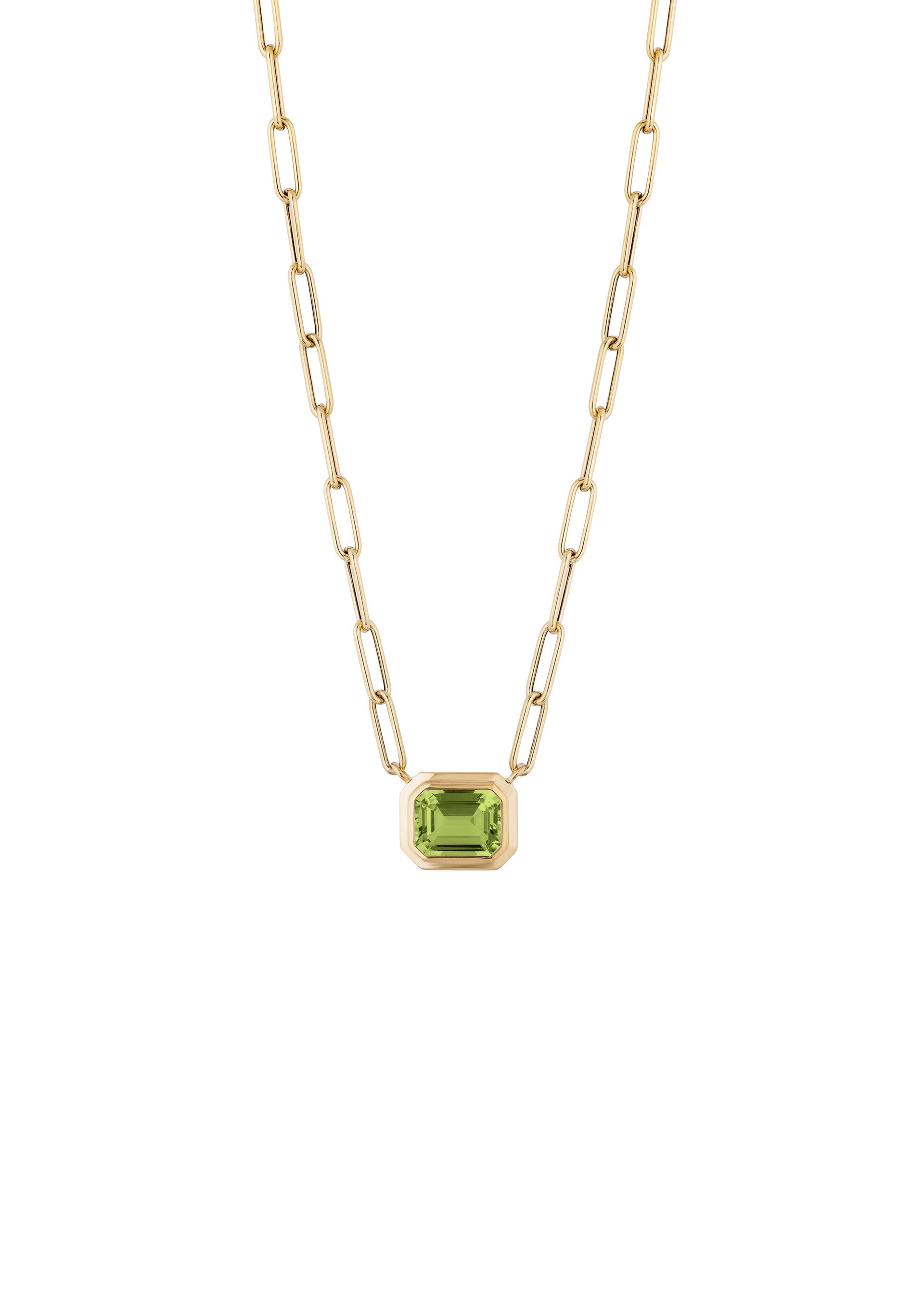 Yellow gold-Peridot
