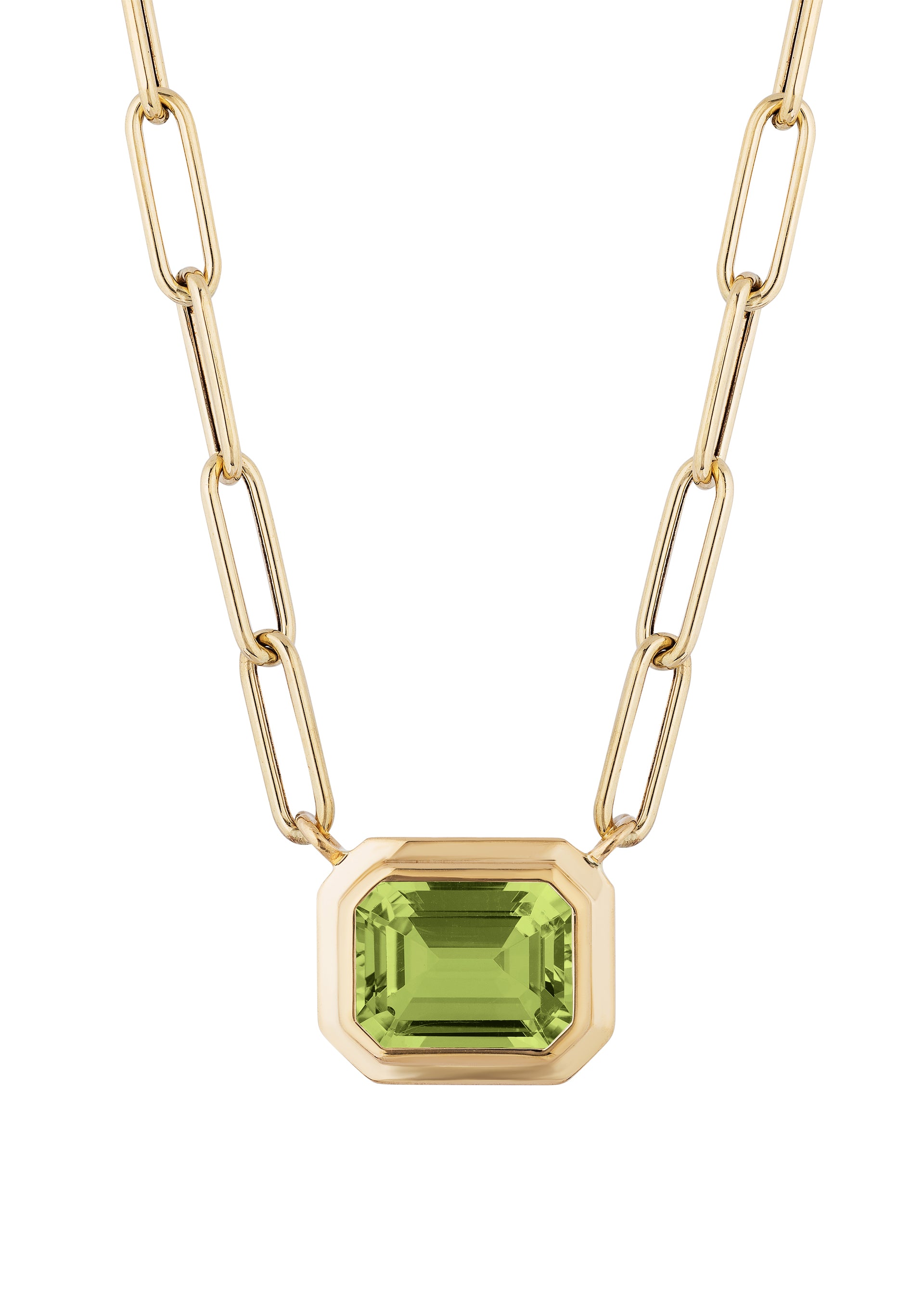 Yellow gold-Peridot