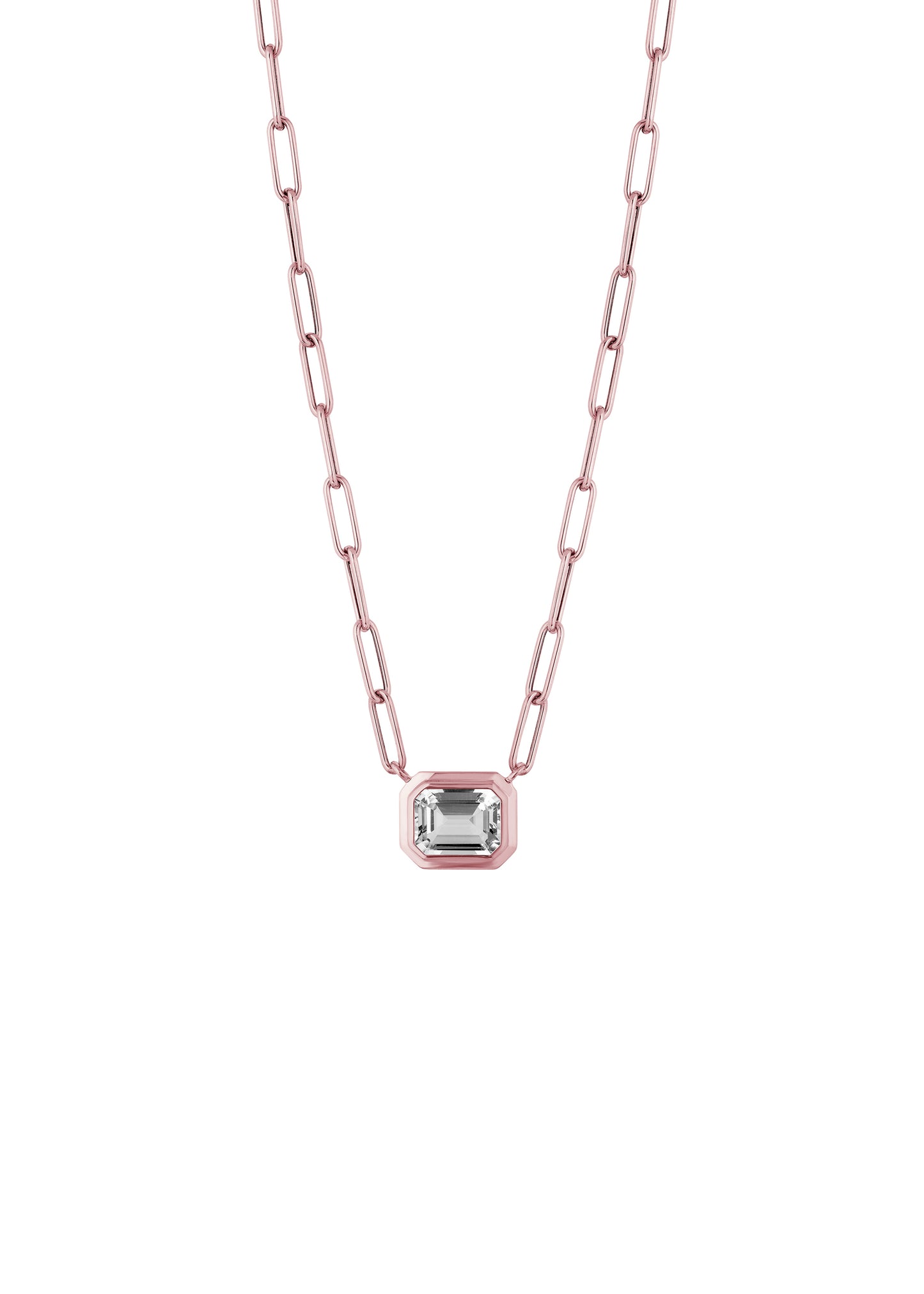 Rose gold-Rock Crystal