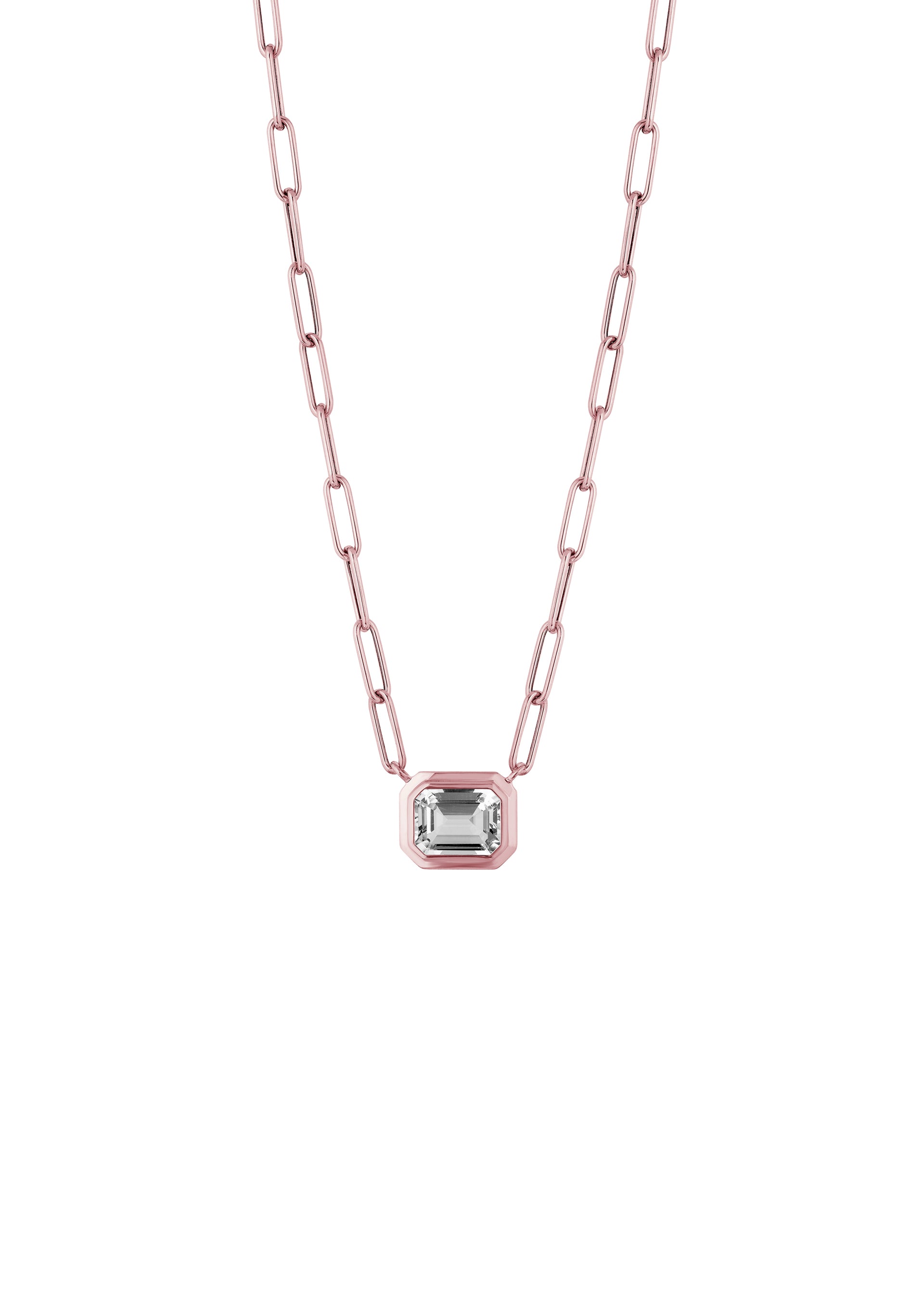 Rose gold-Rock Crystal