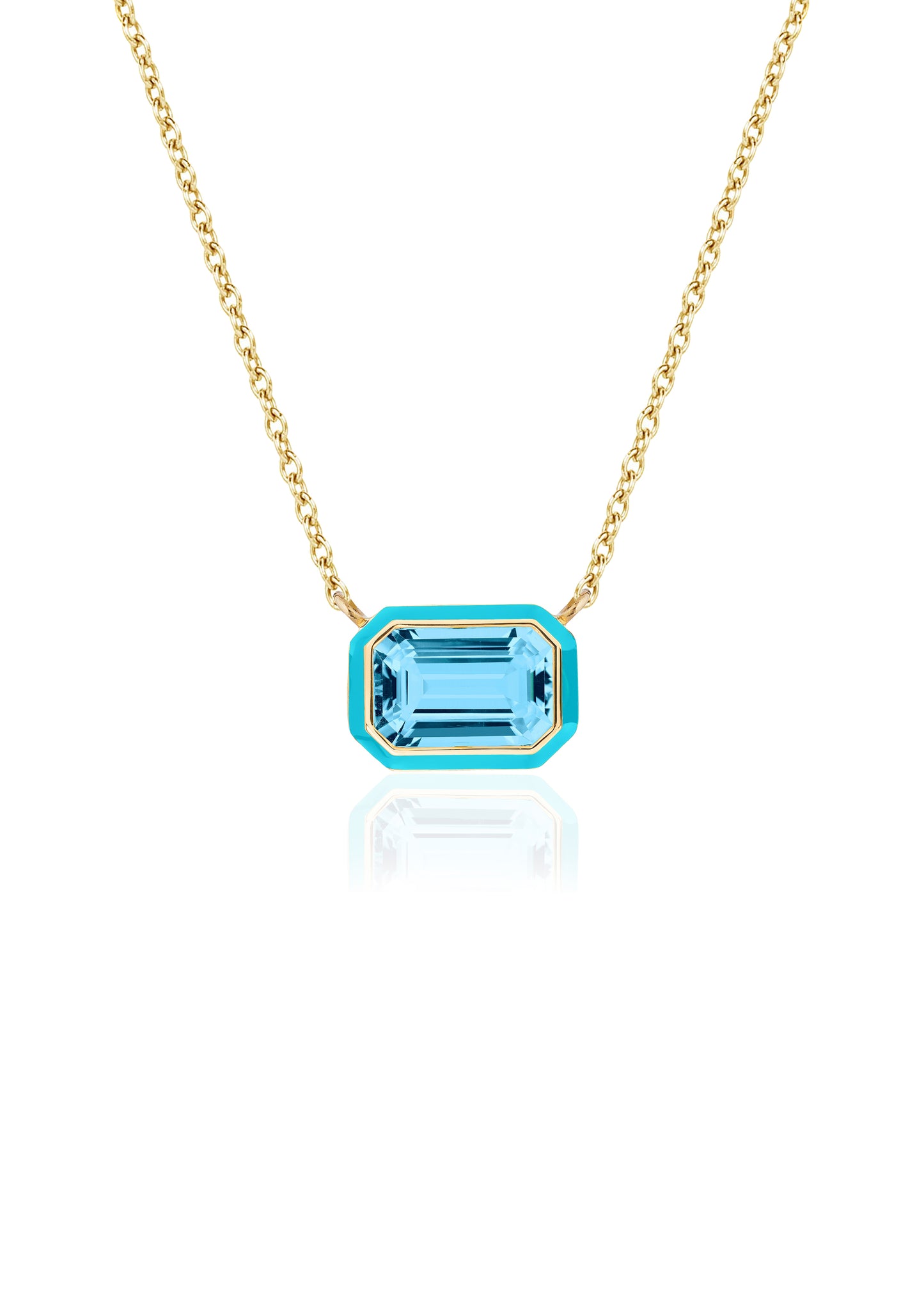 Blue Topaz with Turquoise