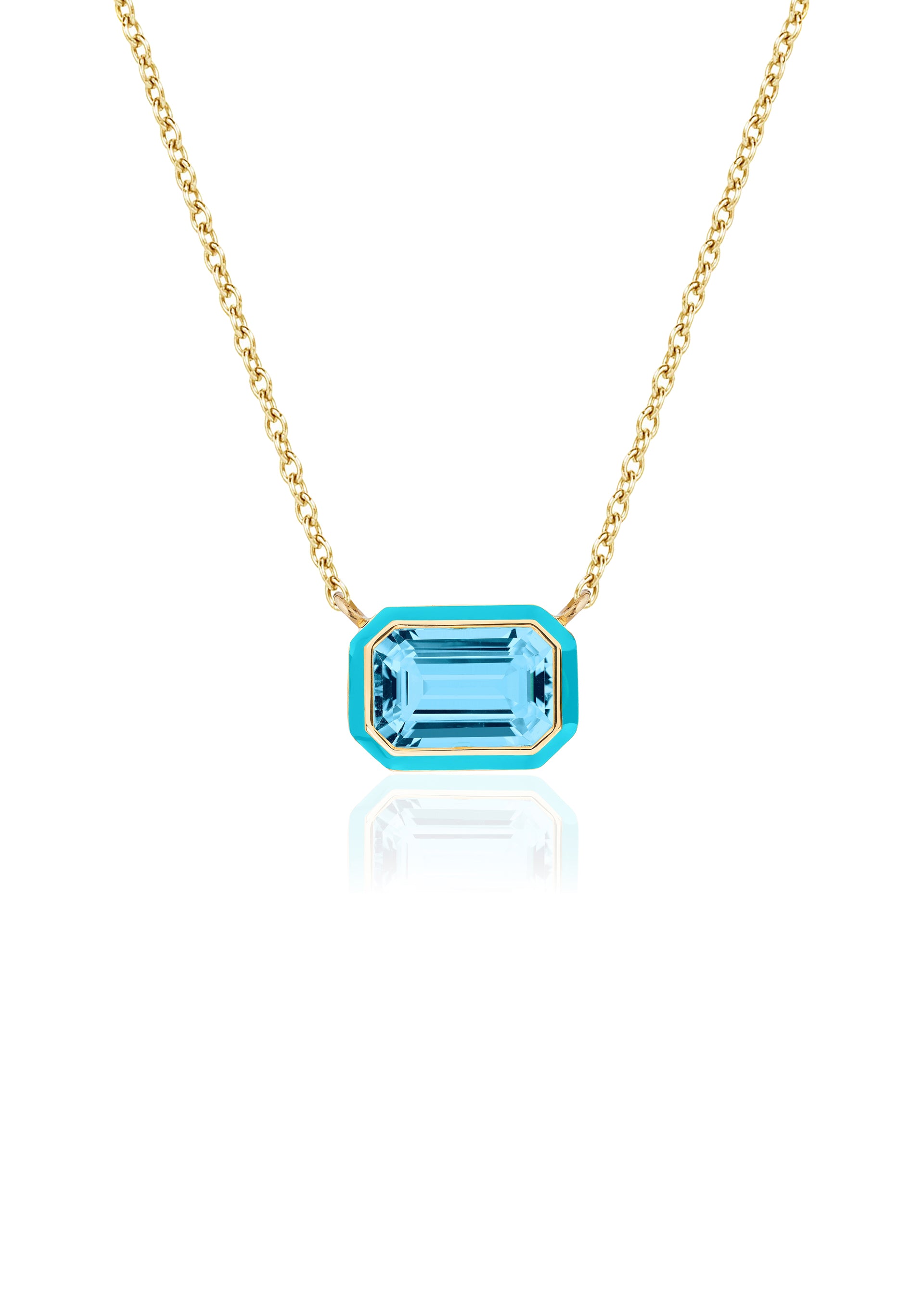 Blue Topaz with Turquoise