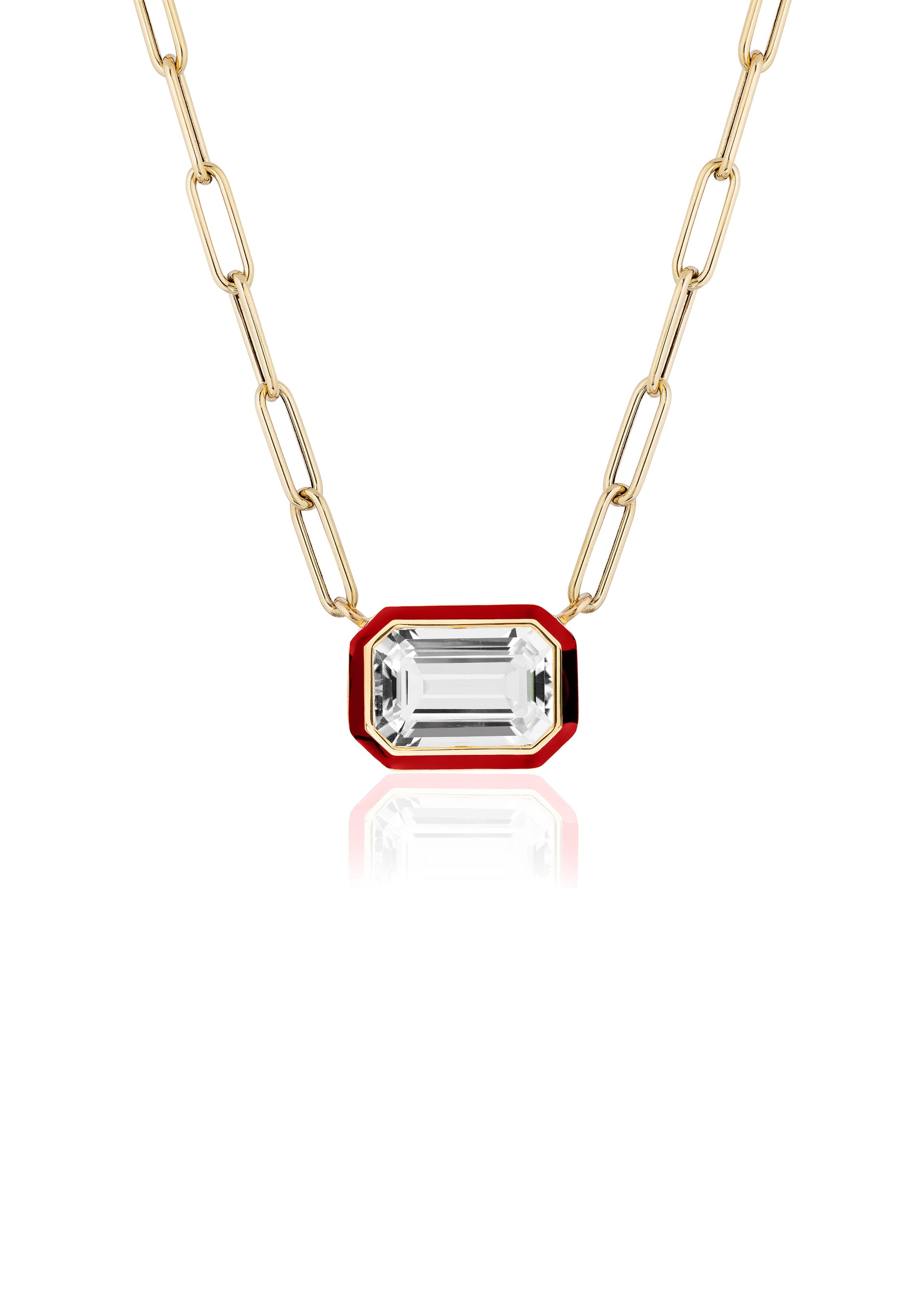 Rock Crystal with Red