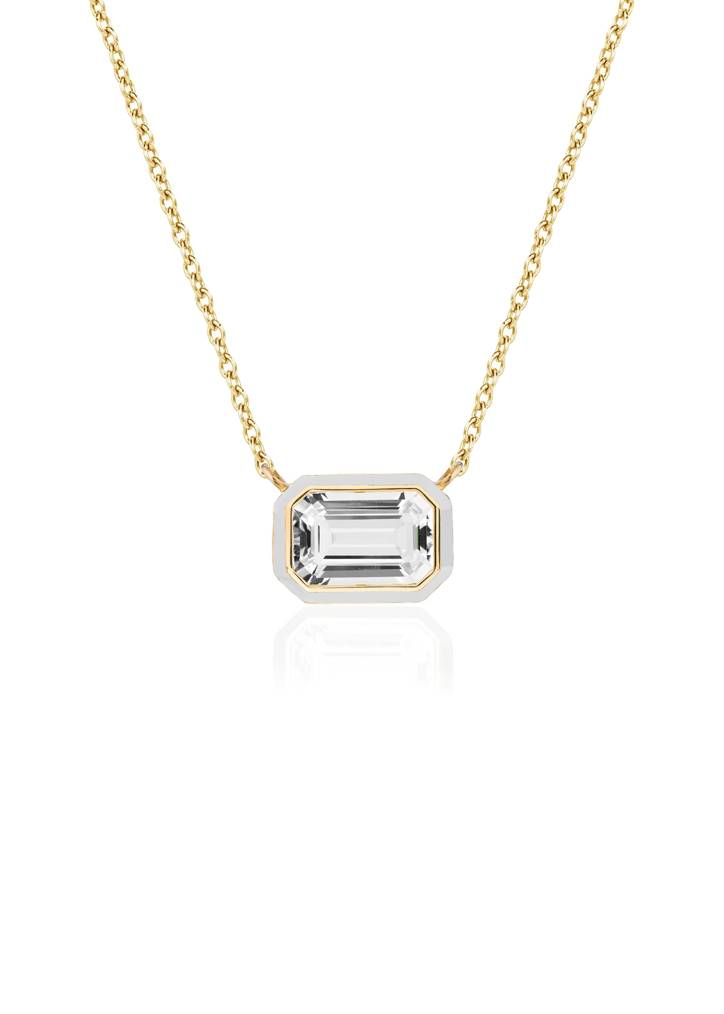 Rock Crystal with White