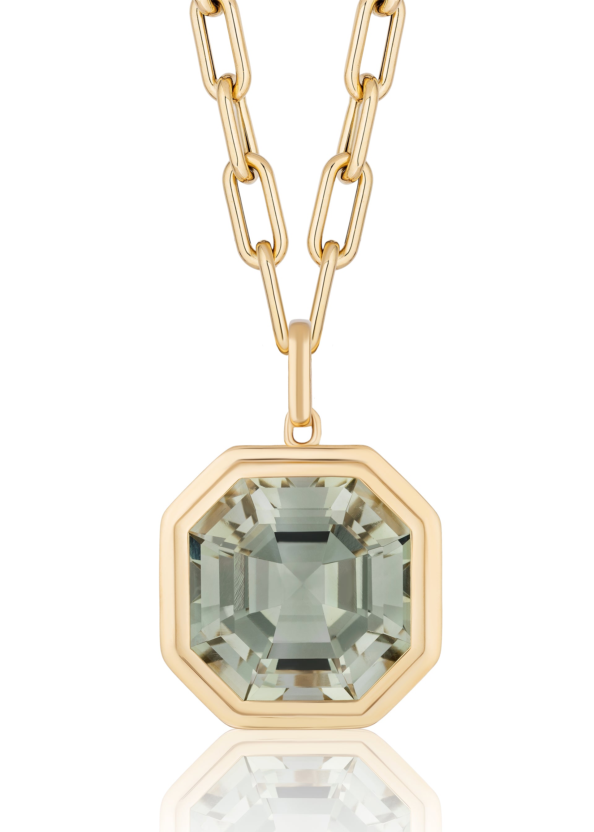 Yellow gold-Prasiolite