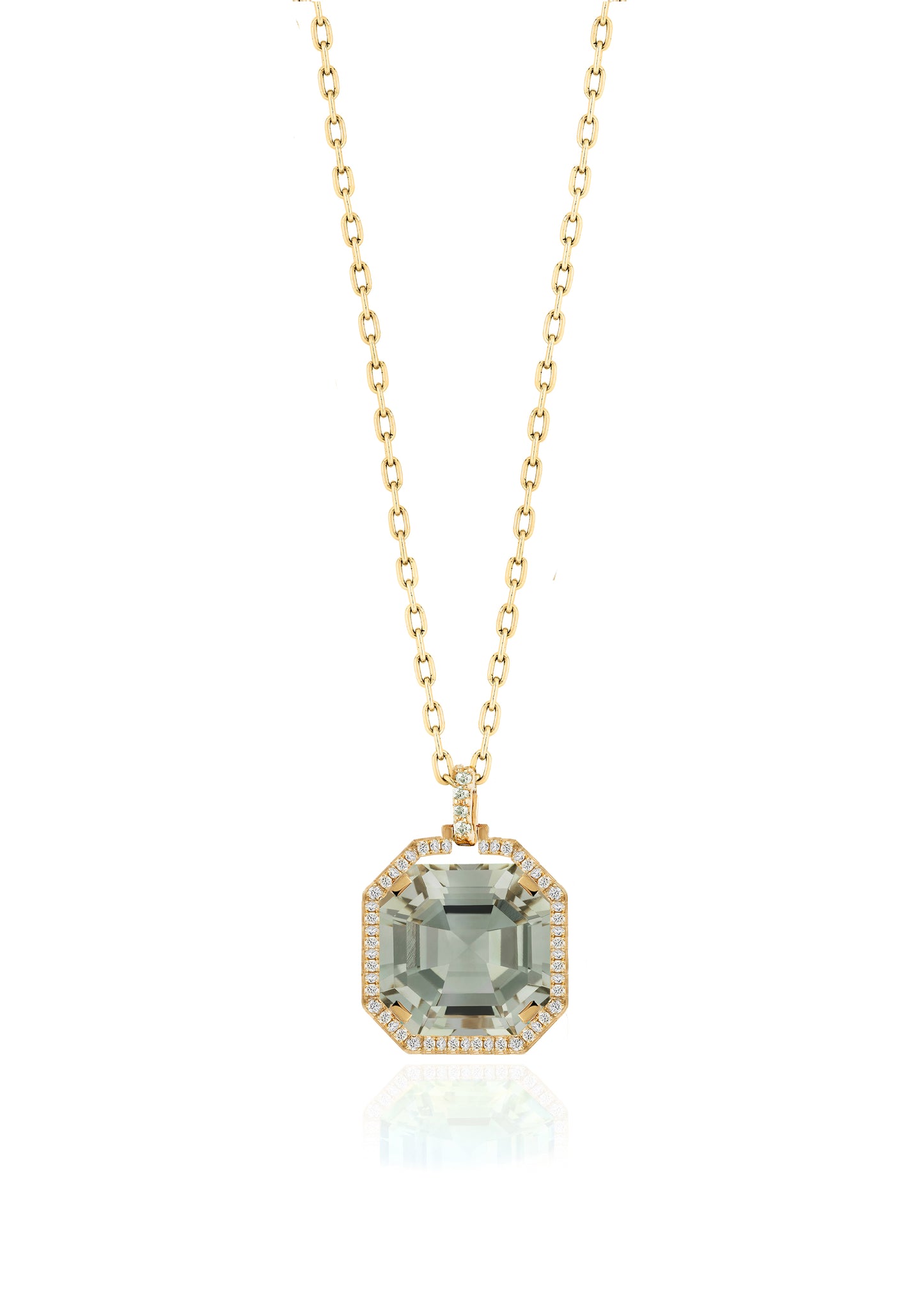 Yellow gold-Prasiolite