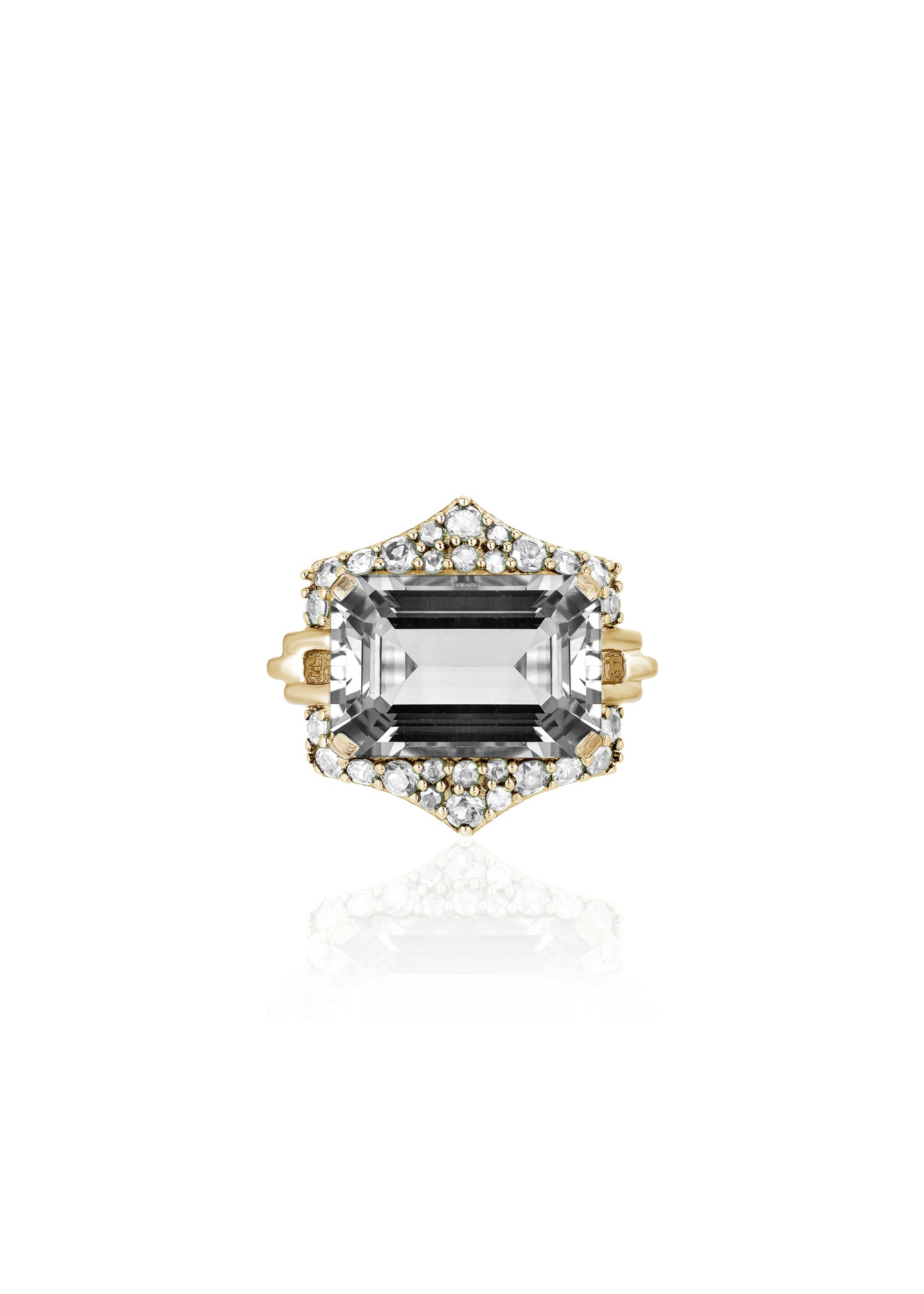 Rock Crystal with Diamond
