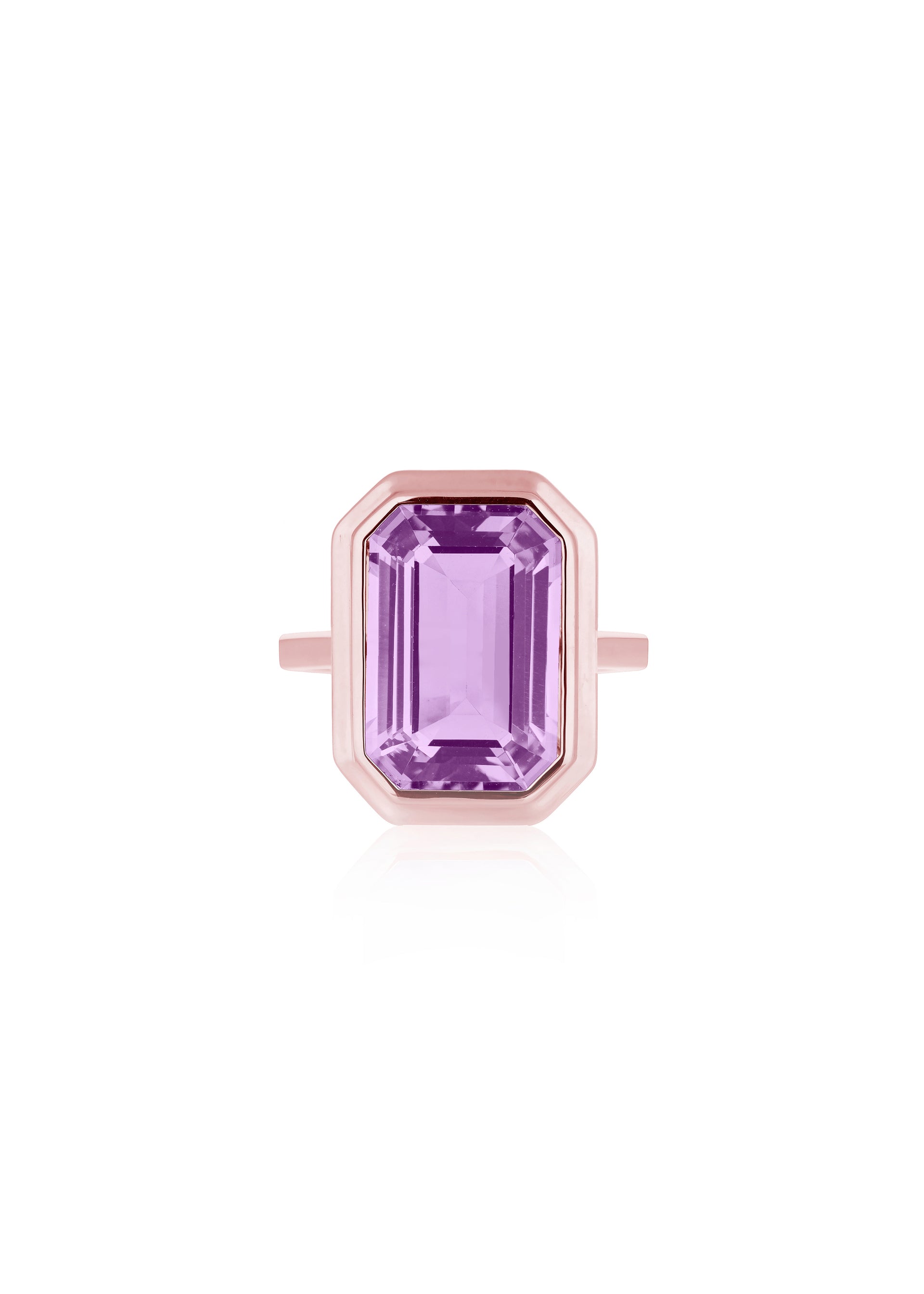 Rose gold-Lavender Amethyst