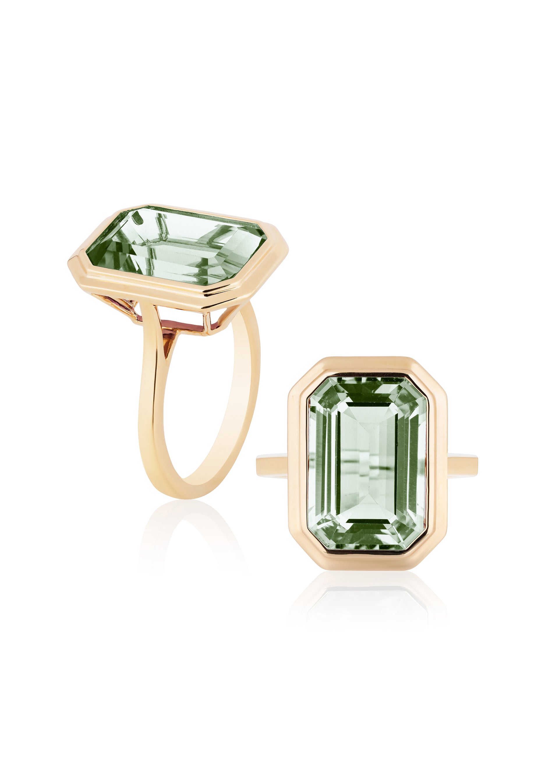 Yellow gold-Prasiolite