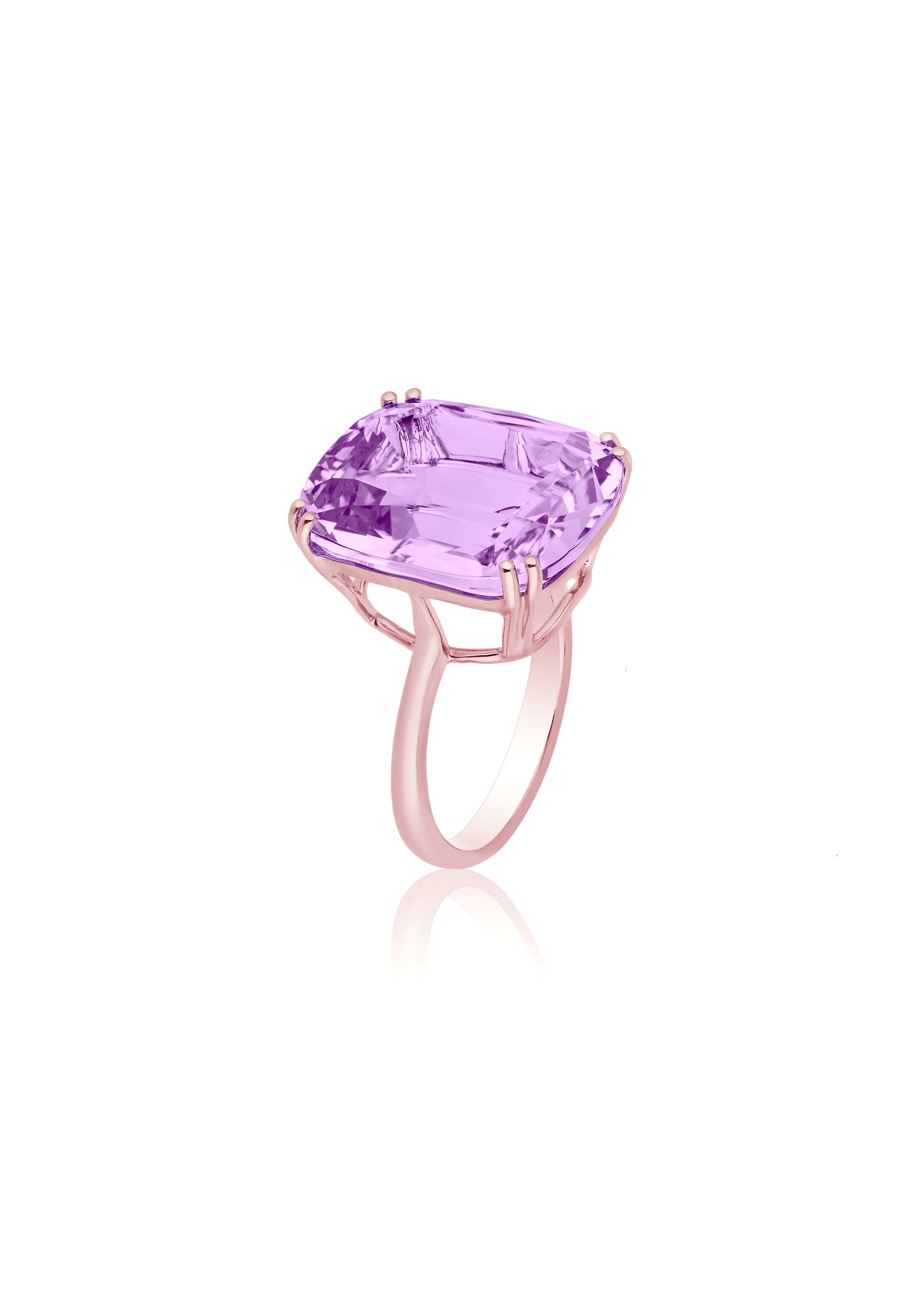 Rose gold-Lavender Amethyst