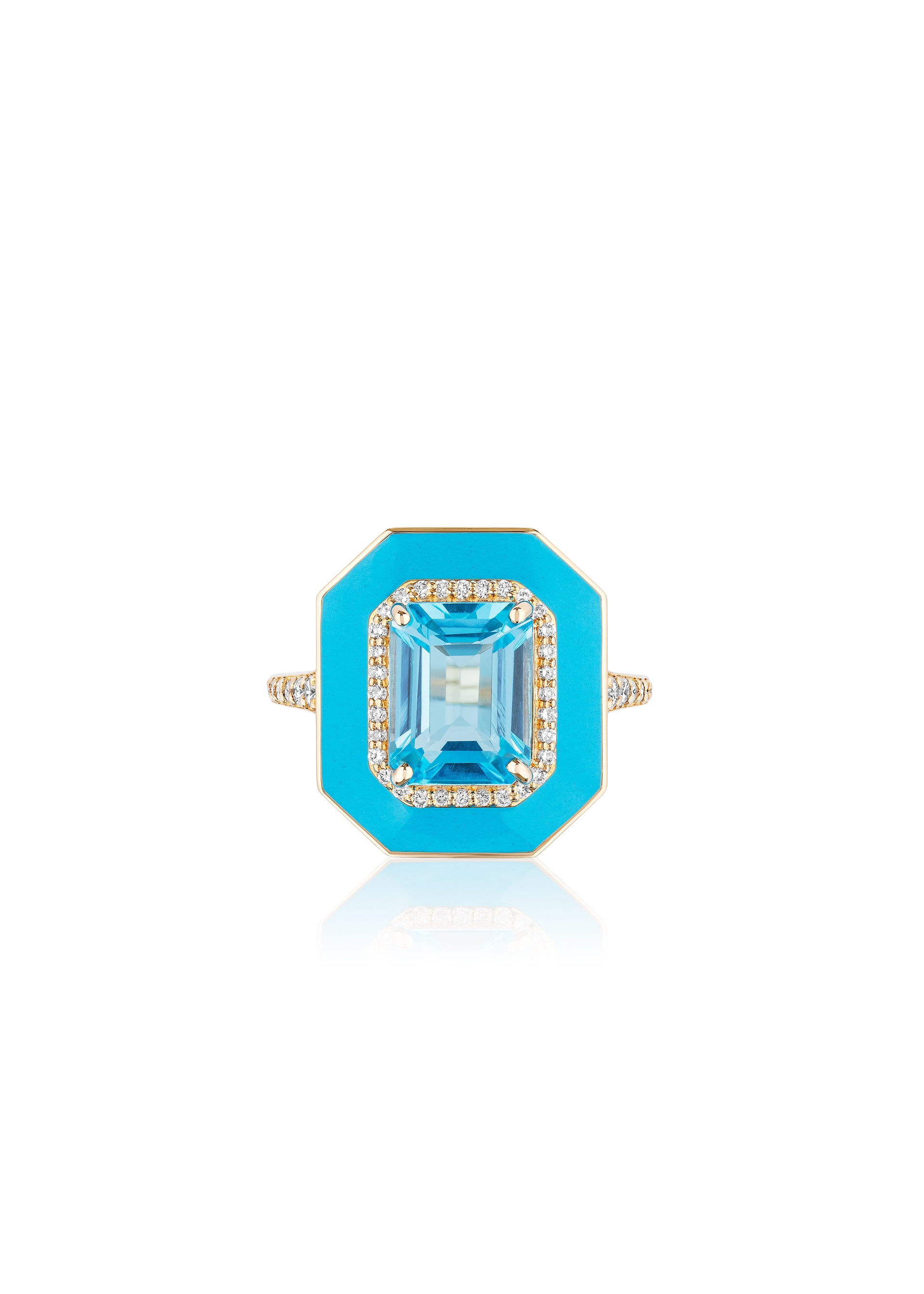 Blue Topaz with Turquoise