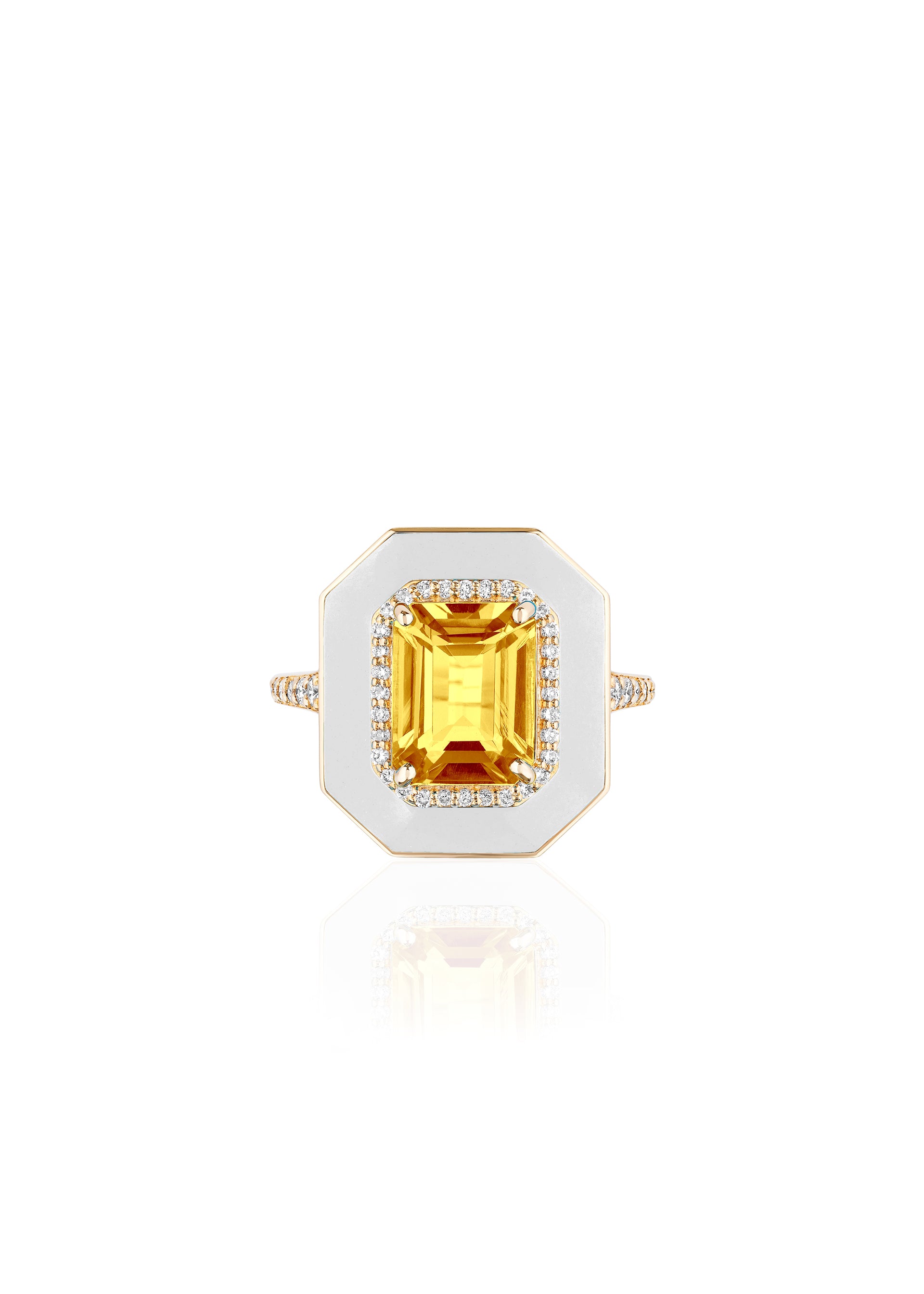 Citrine with White