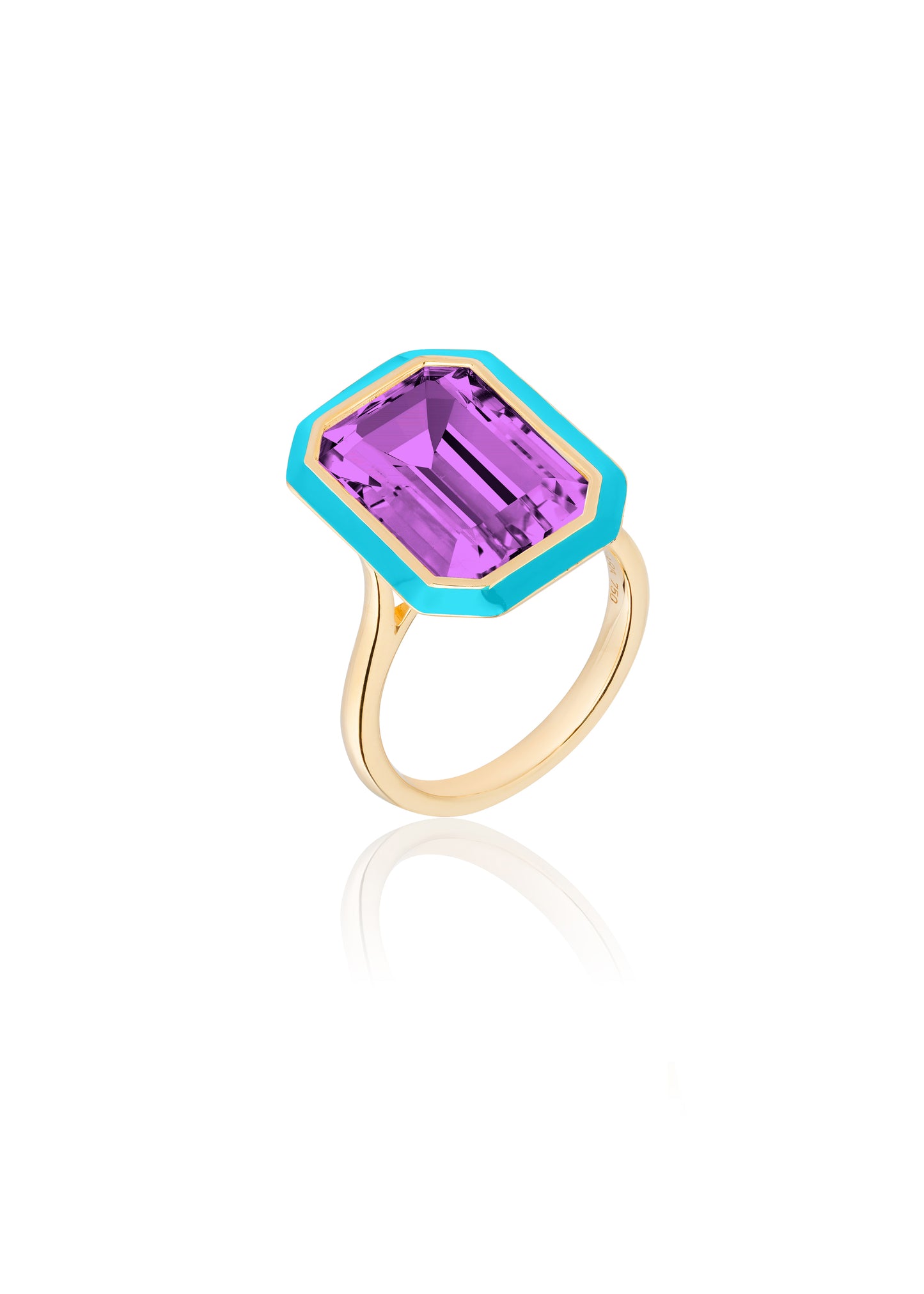 Amethyst with Turquoise