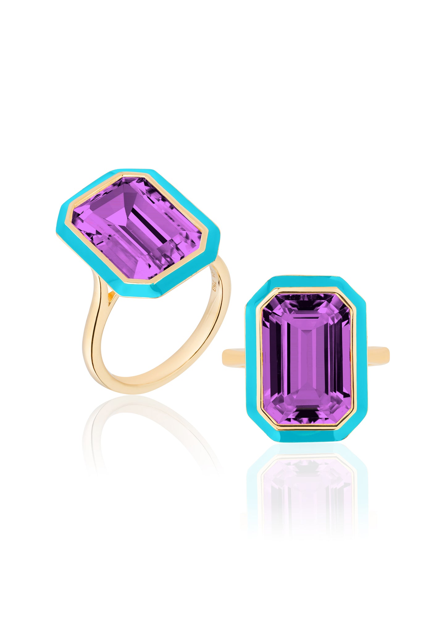 Amethyst with Turquoise