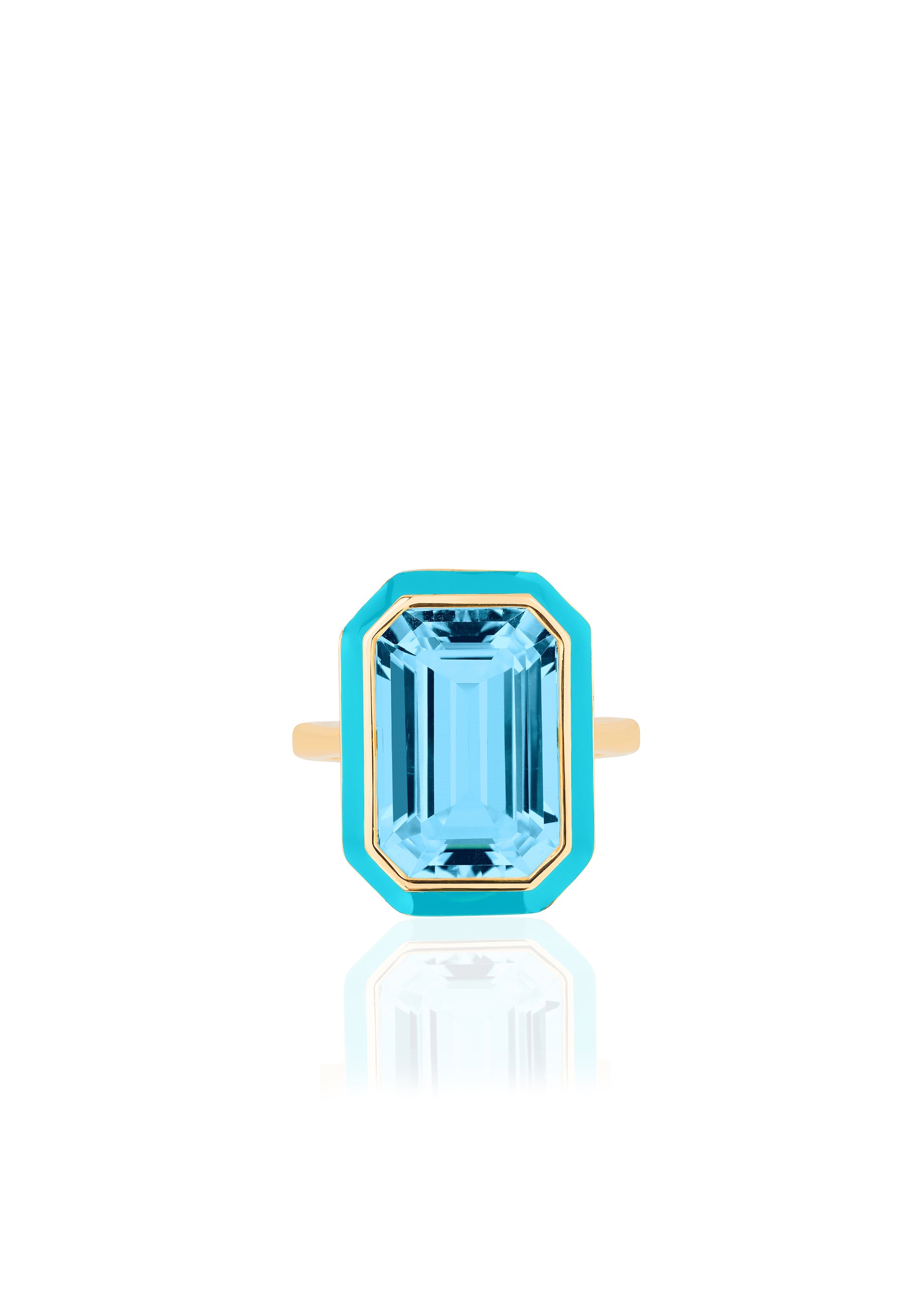 Blue Topaz with Turquoise