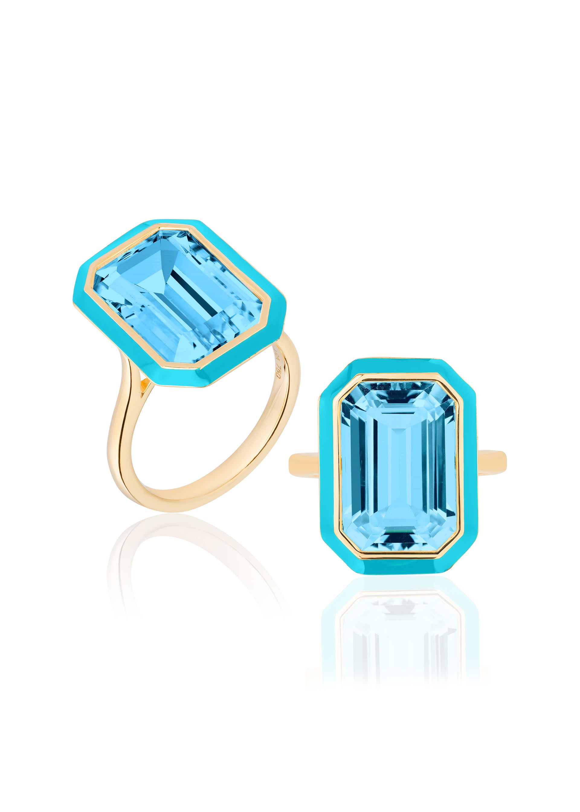 Blue Topaz with Turquoise