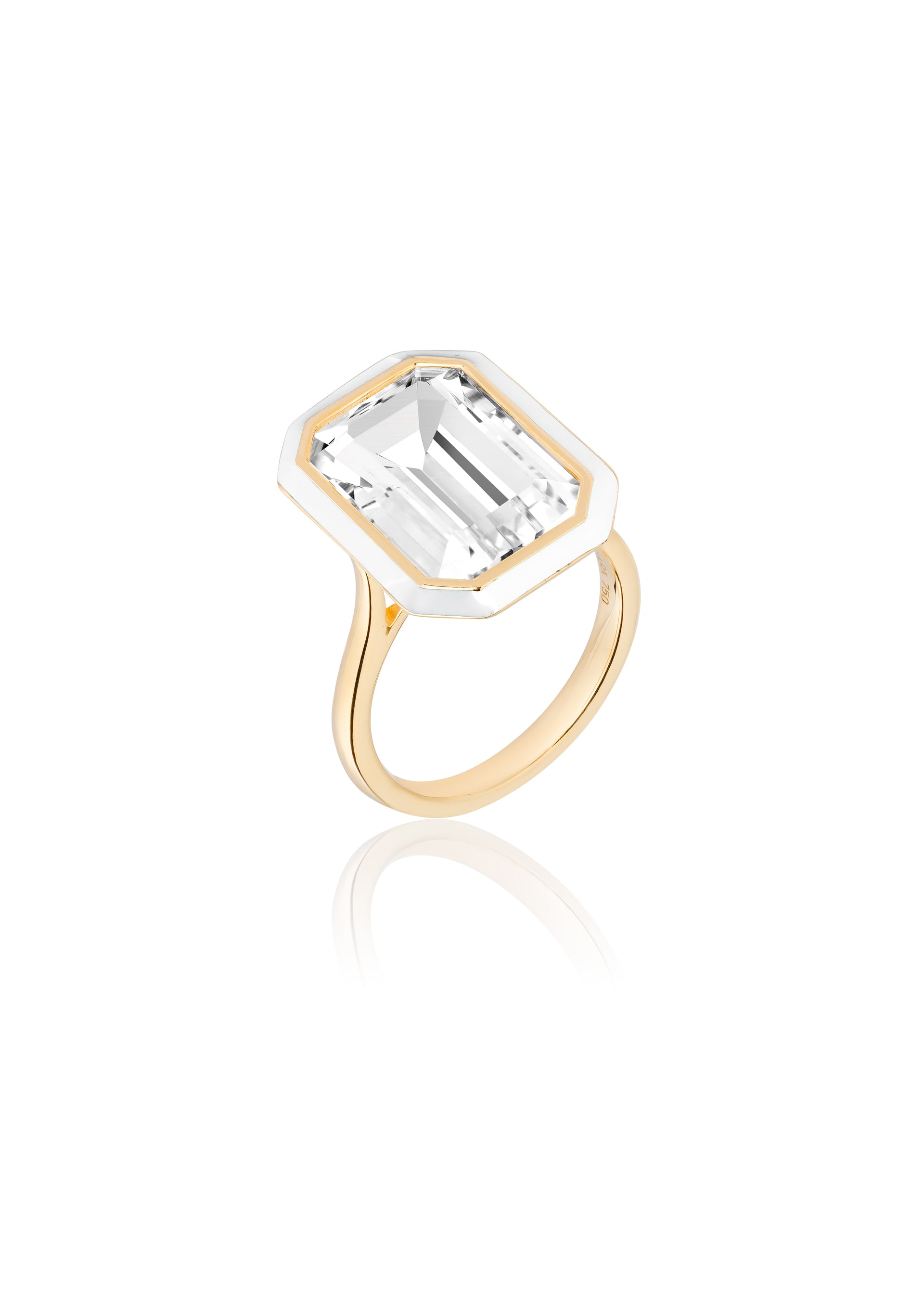 Rock Crystal with White