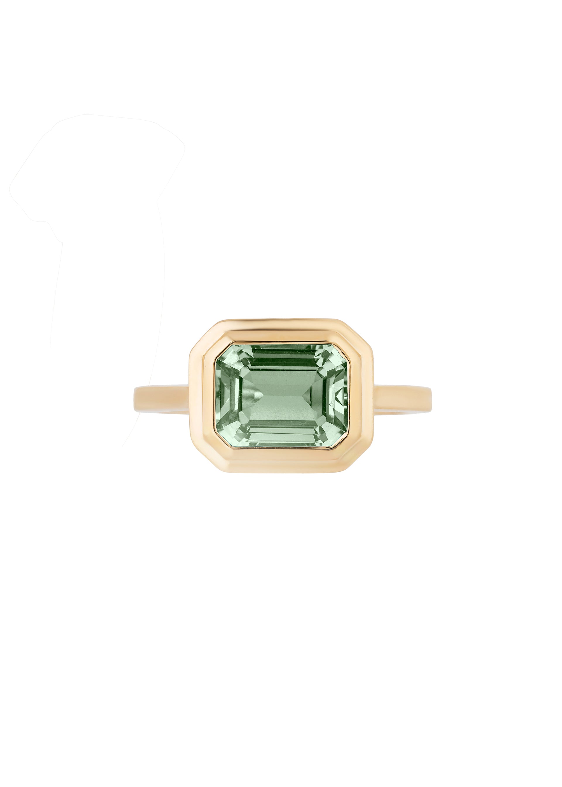 Yellow gold-Prasiolite