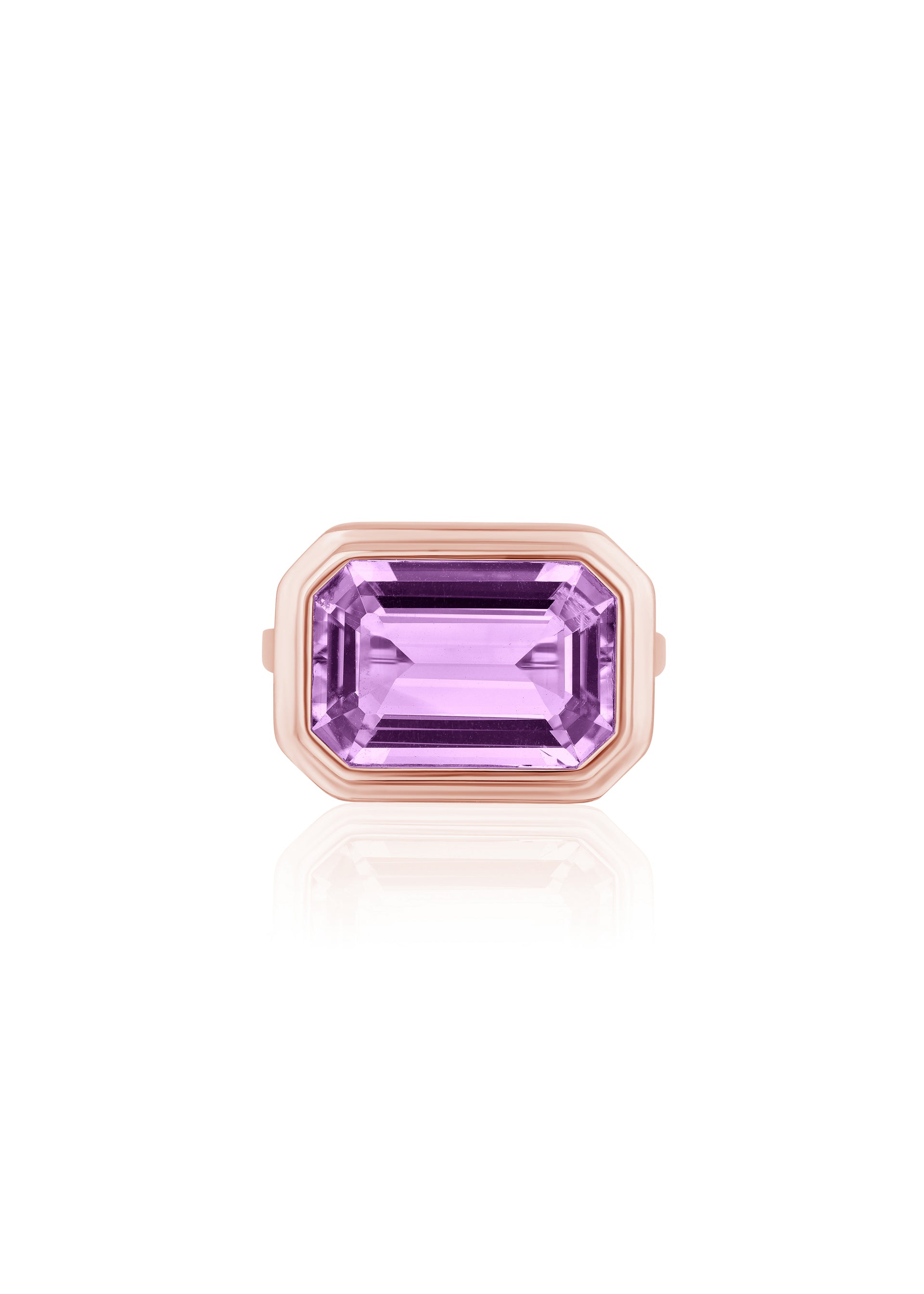 Rose gold-Lavender Amethyst