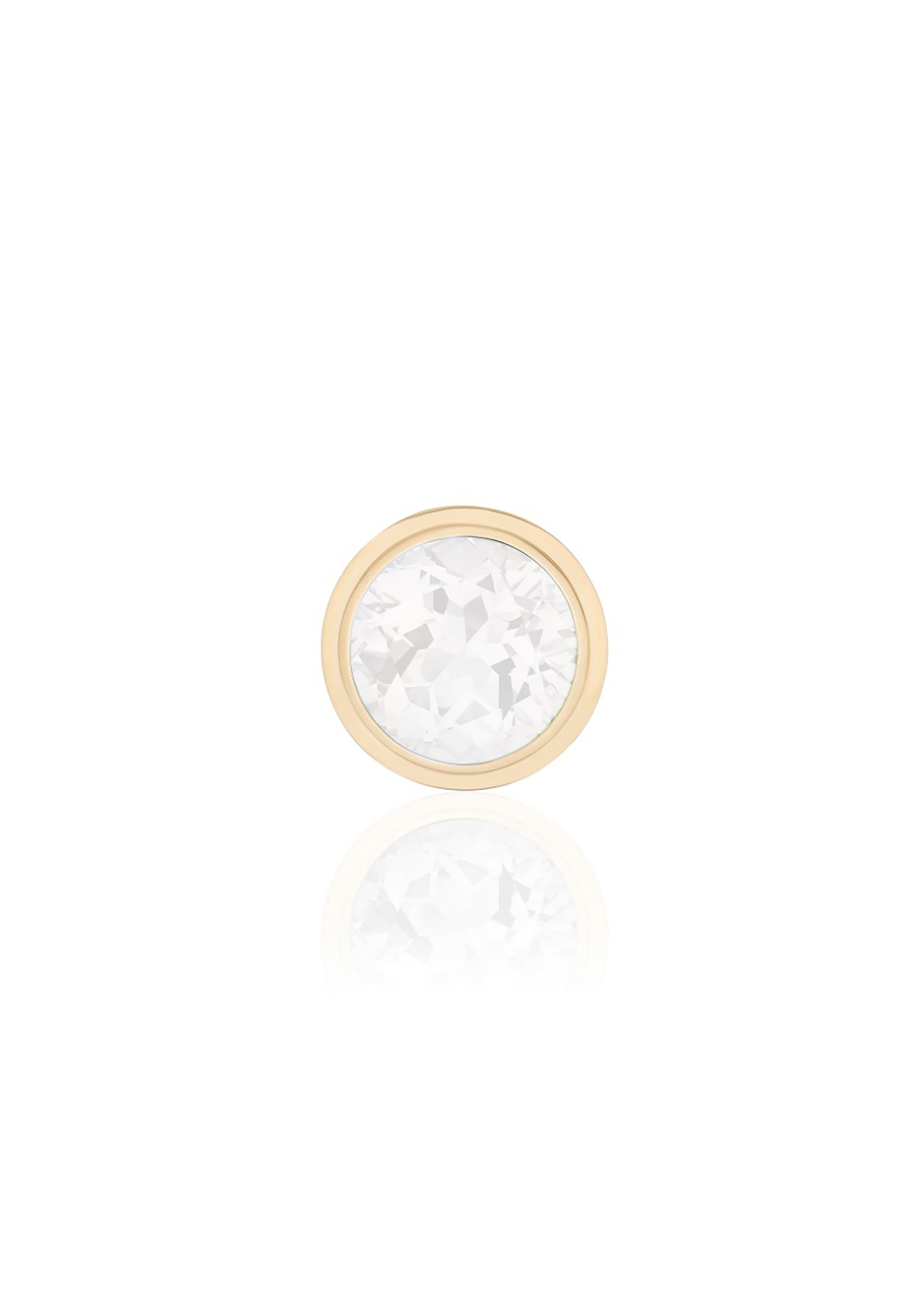 Yellow gold-Moon Quartz