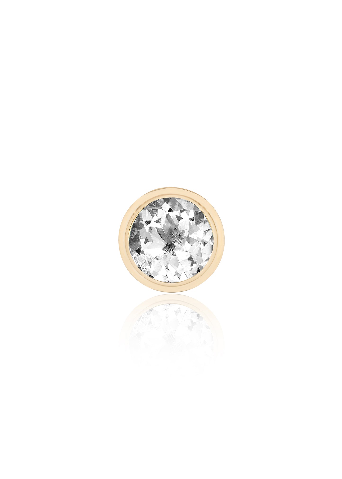 Yellow gold-Rock Crystal