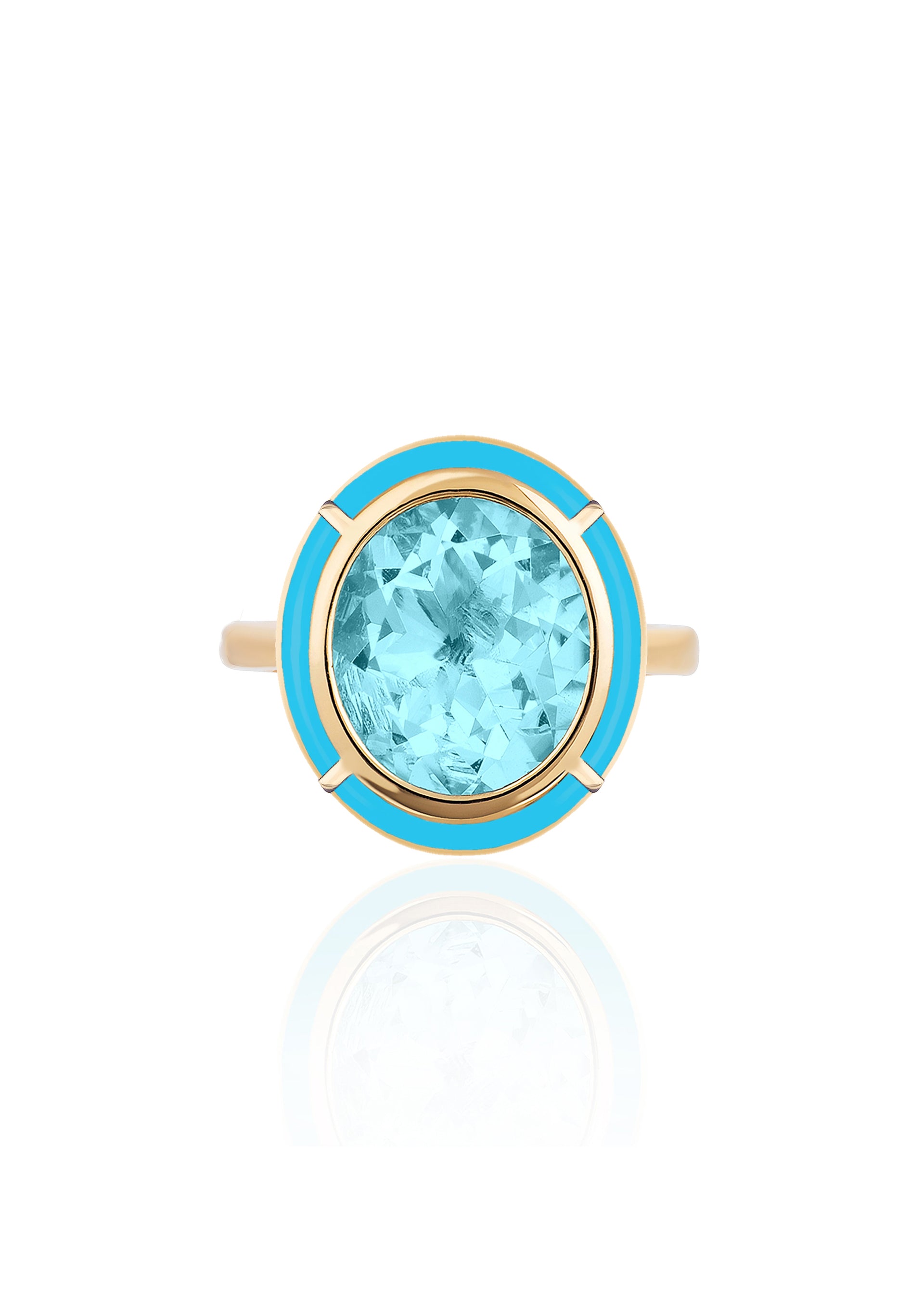 Blue Topaz with Turquoise
