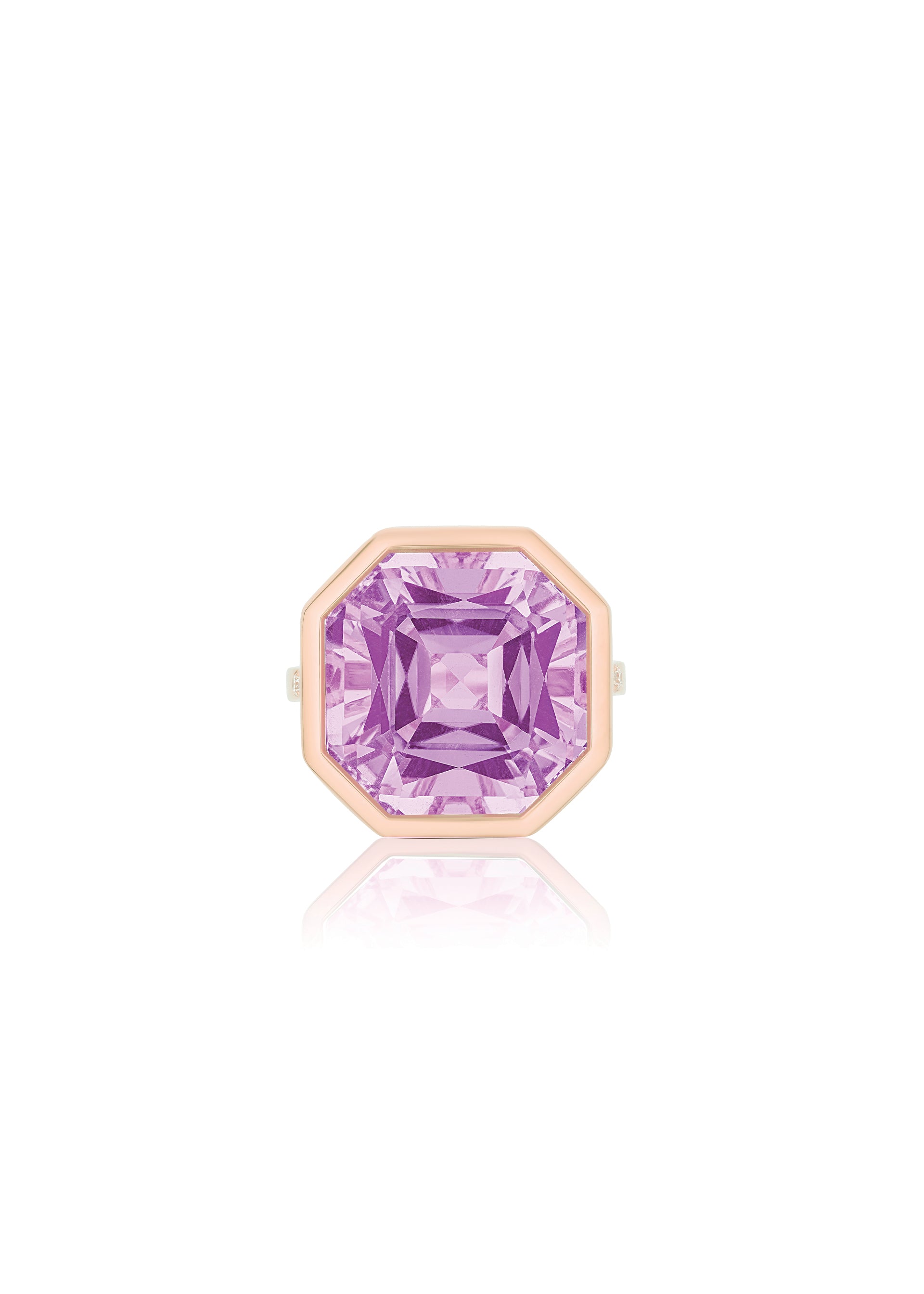 Rose gold-Lavender Amethyst
