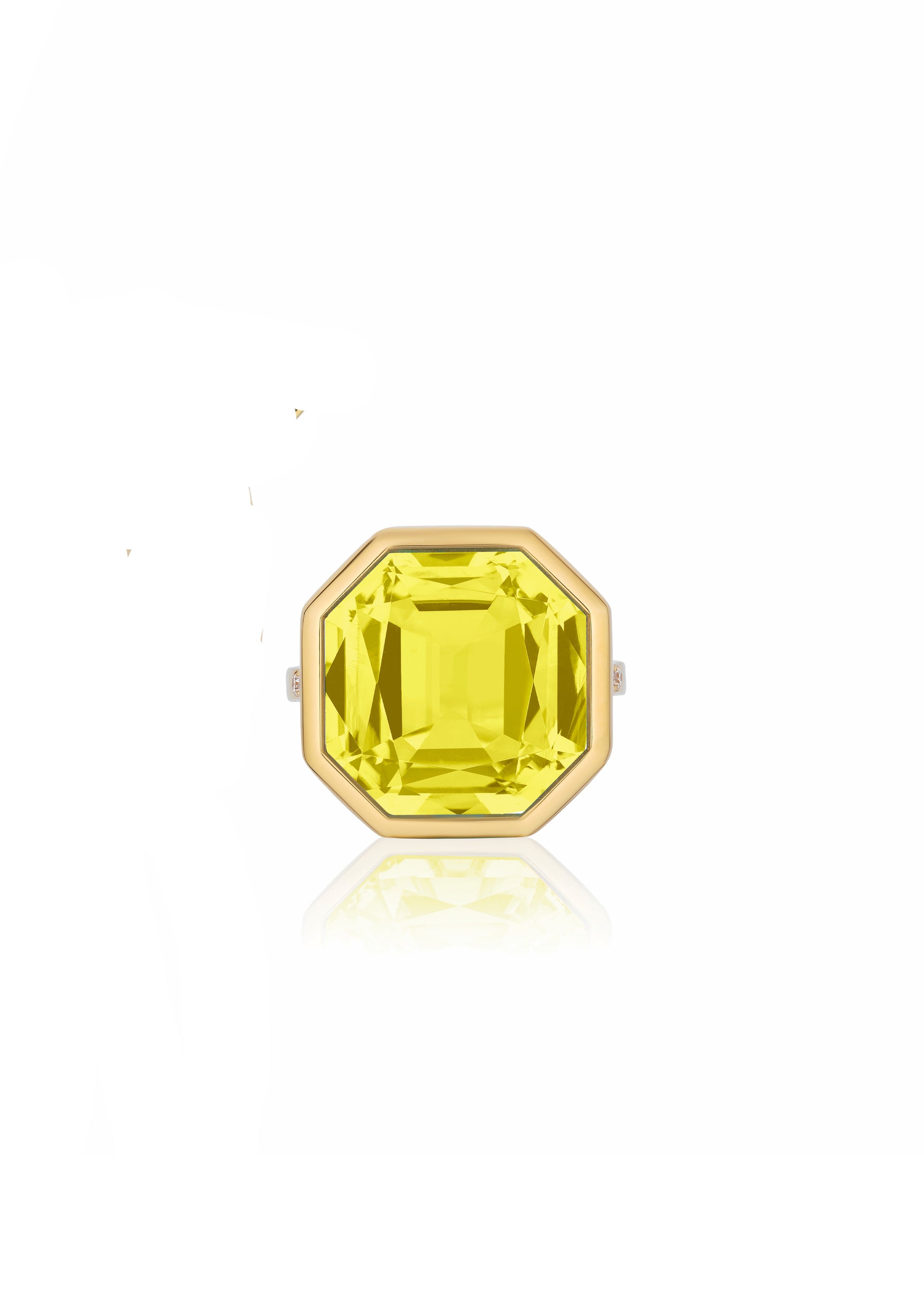 Yellow gold-Lemon Quartz