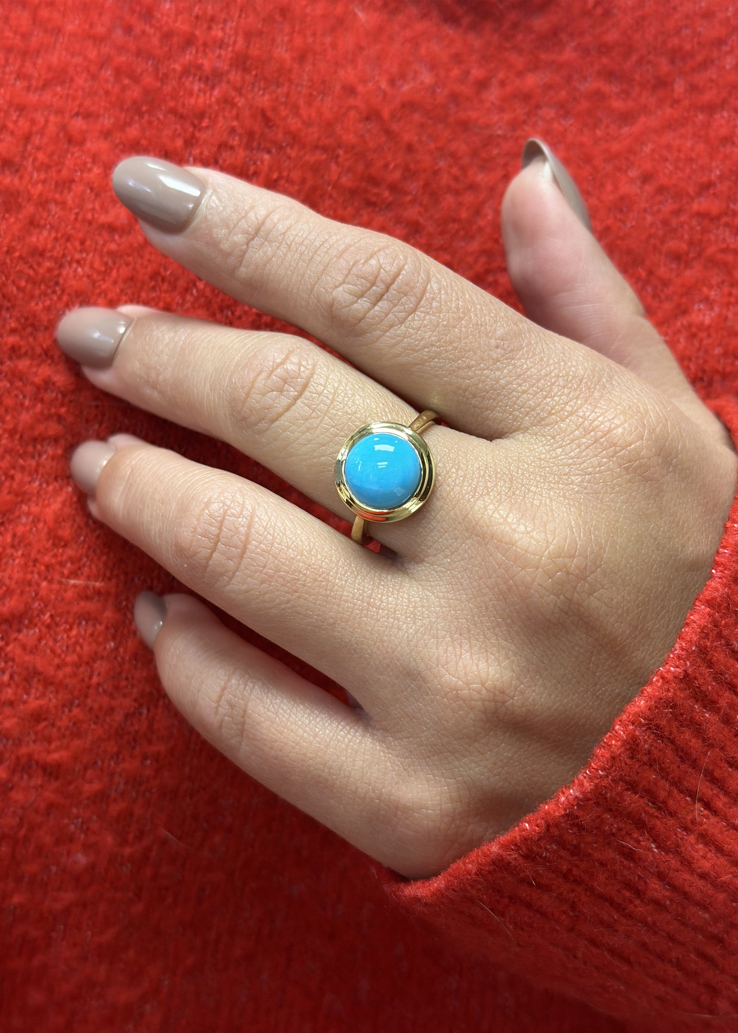 Round Cabochon Ring