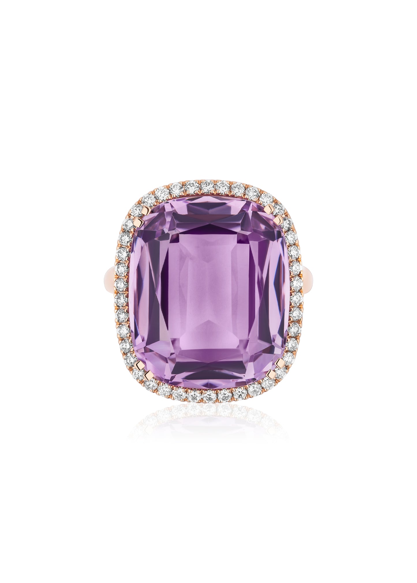 Rose gold-Lavender Amethyst