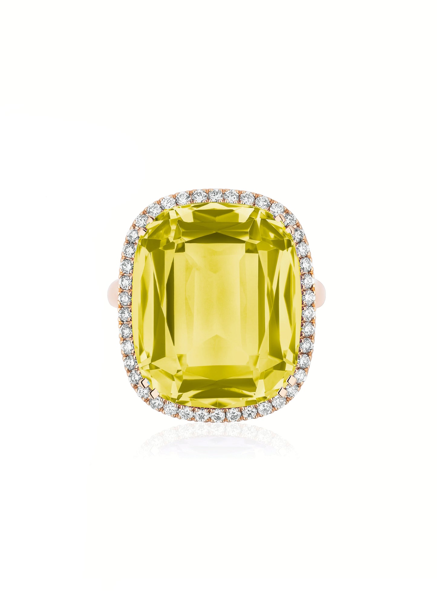 Yellow gold-Lemon Quartz