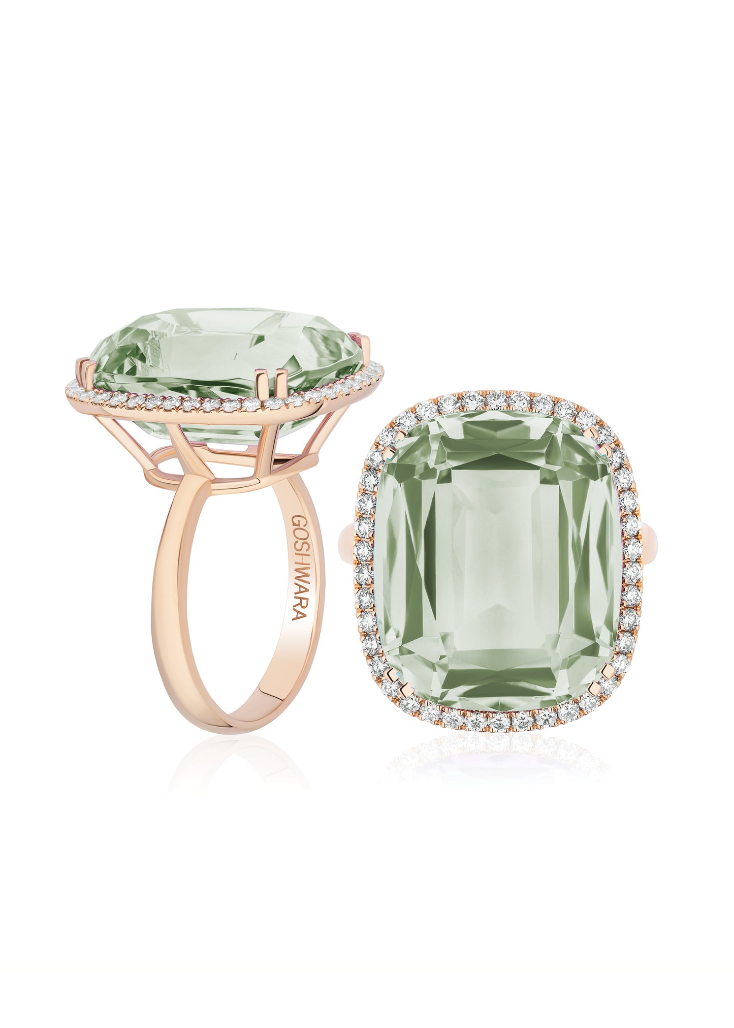 Yellow gold-Prasiolite