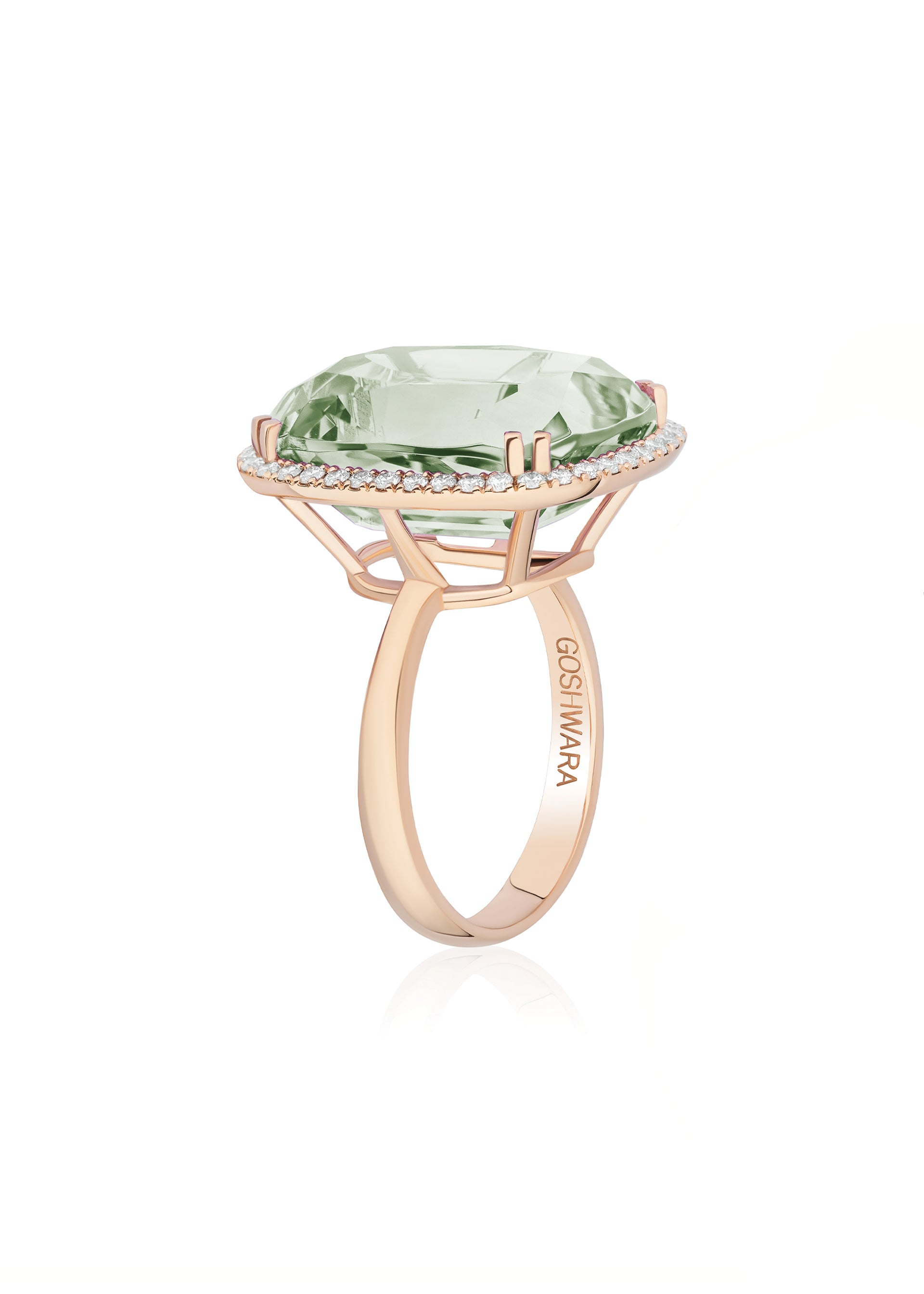 Yellow gold-Prasiolite