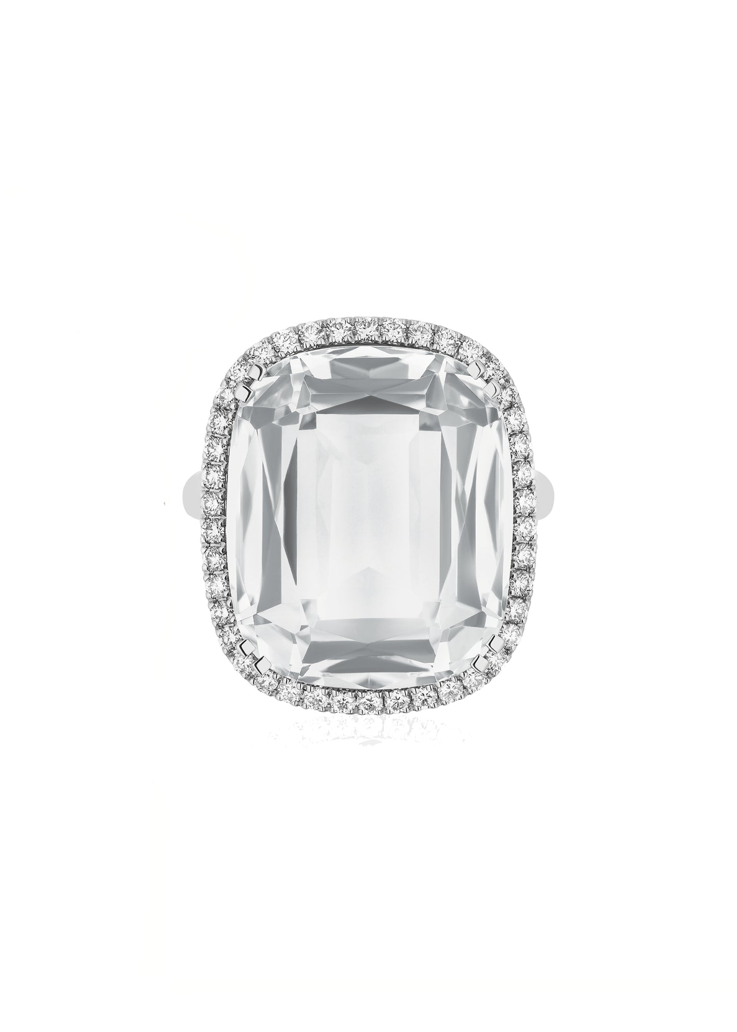 White gold-Rock Crystal