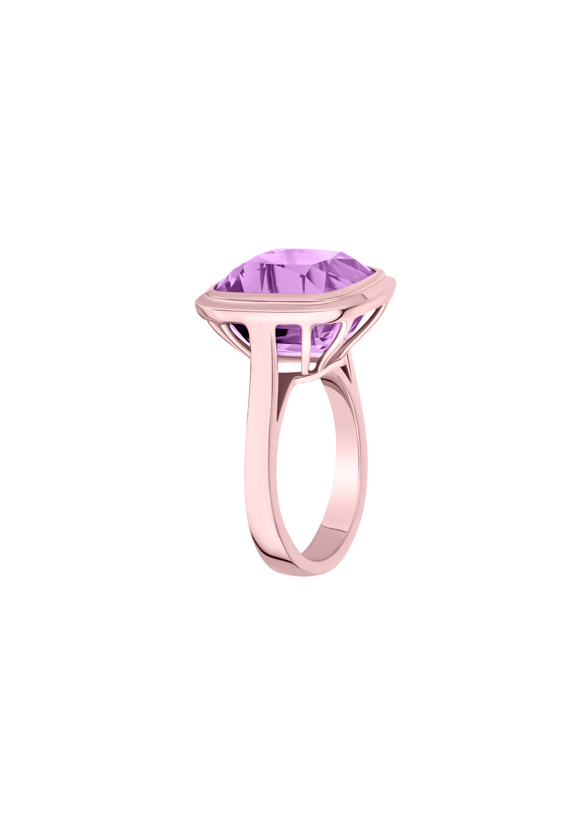 Rose gold-Lavender Amethyst
