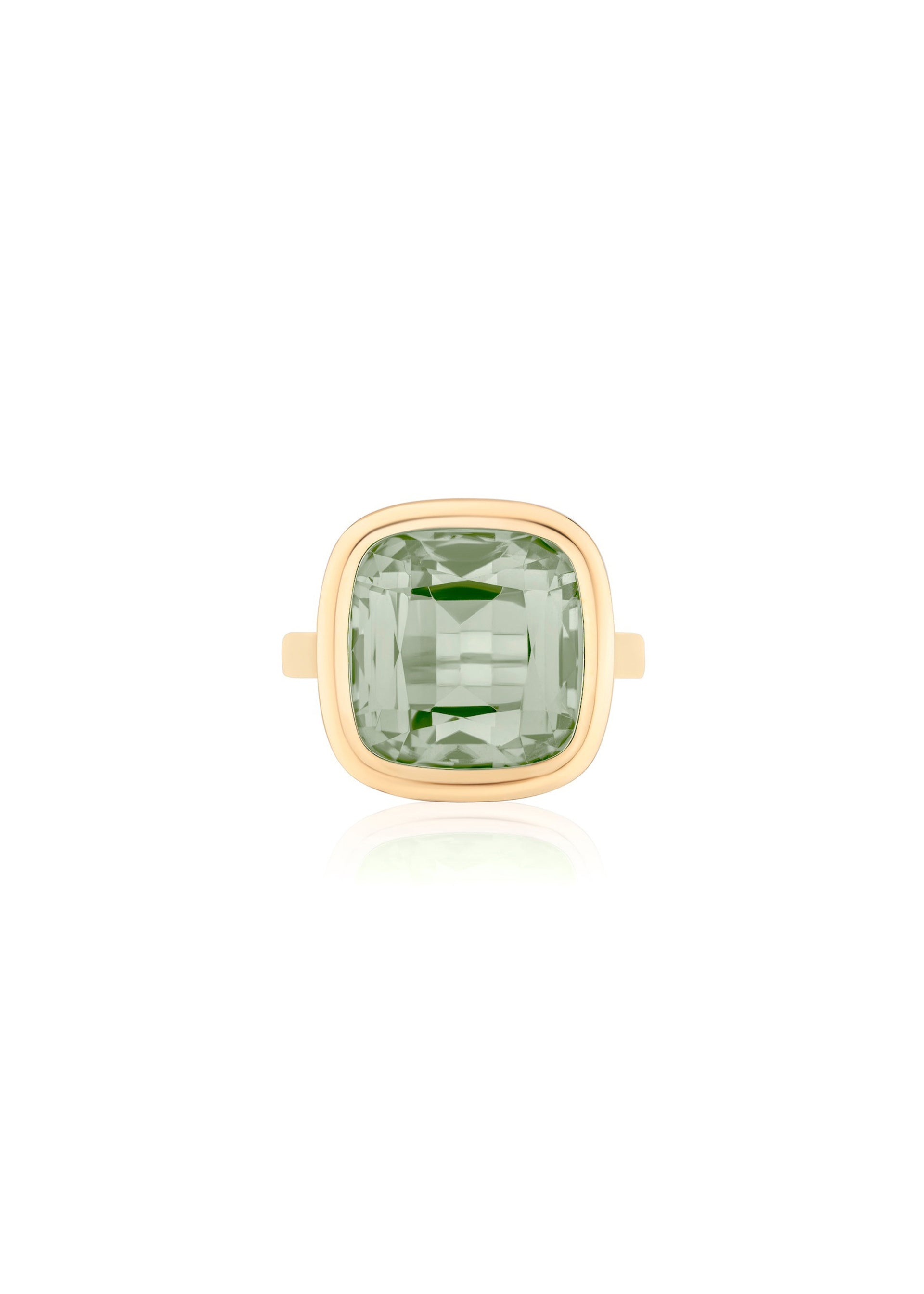 Yellow gold-Prasiolite