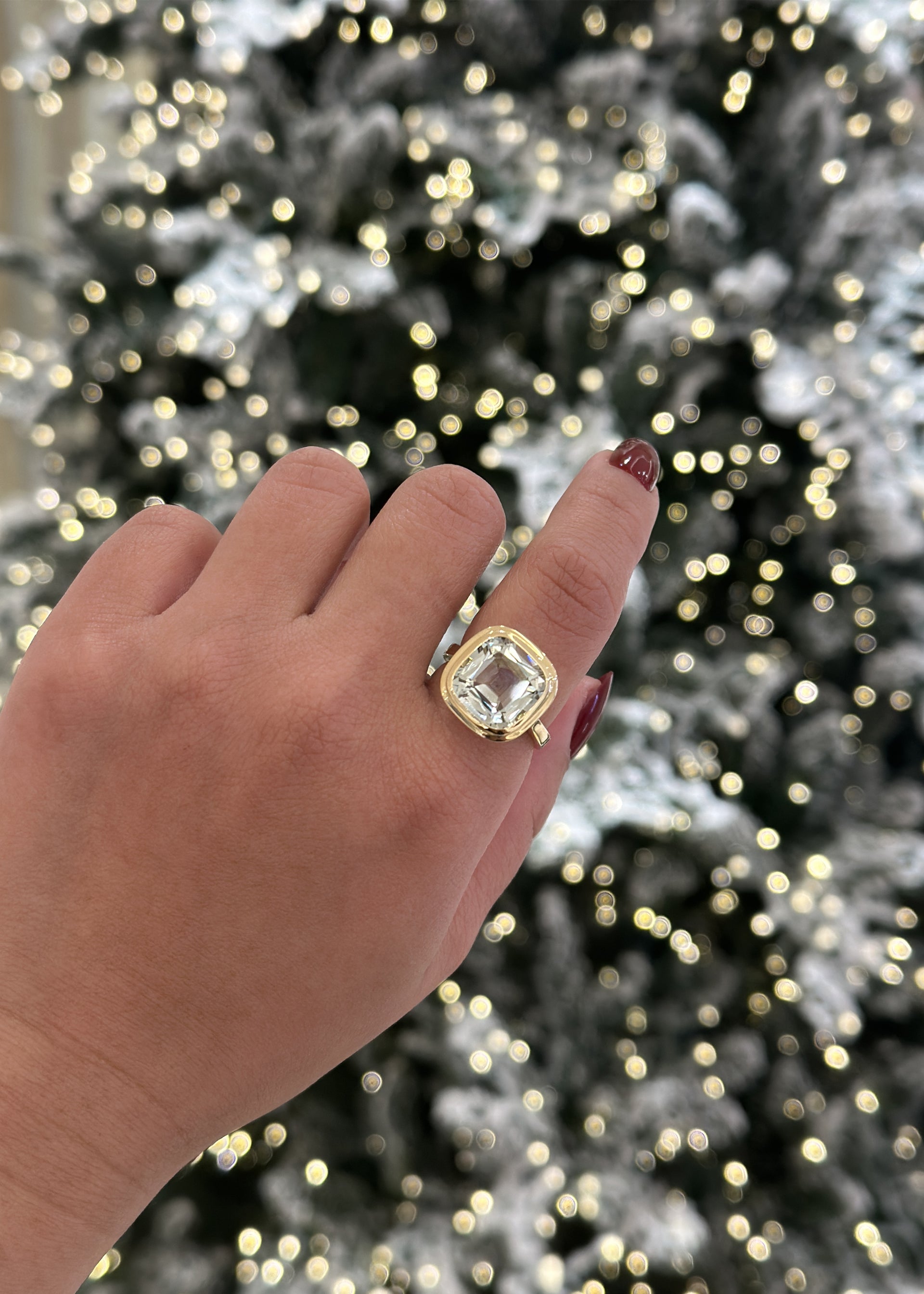 Yellow gold-Prasiolite