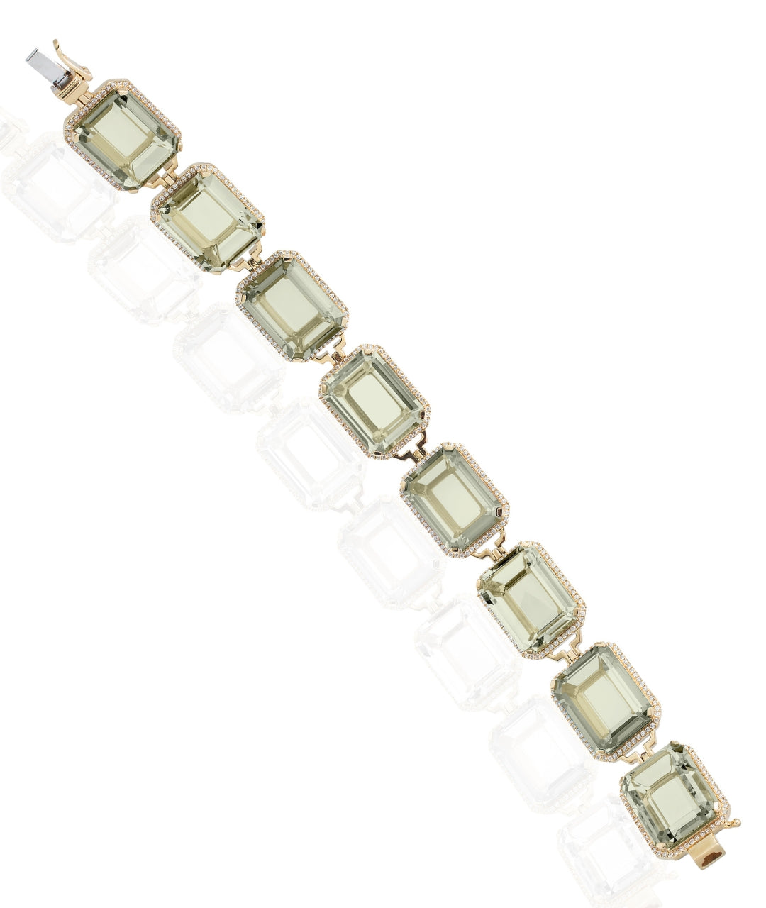 Emerald Cut Diamond Bracelet
