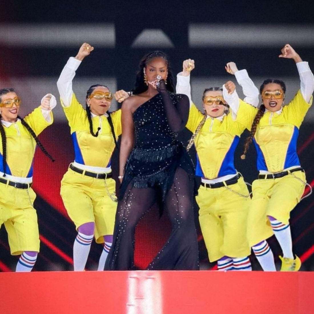 Tems at the FIFA World Cup Final