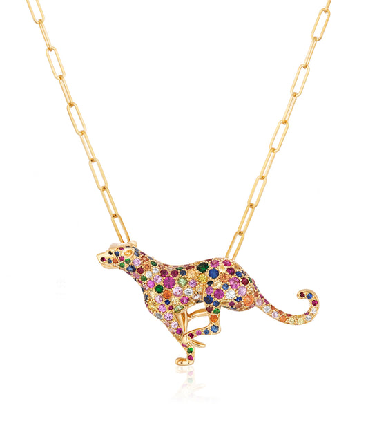 Cheetah Pendant-Brooch