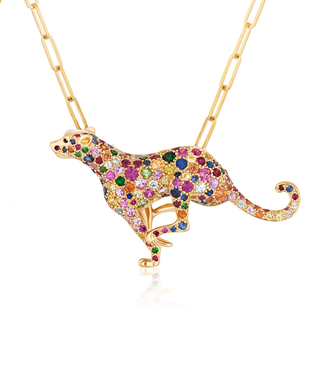 Cheetah Pendant-Brooch